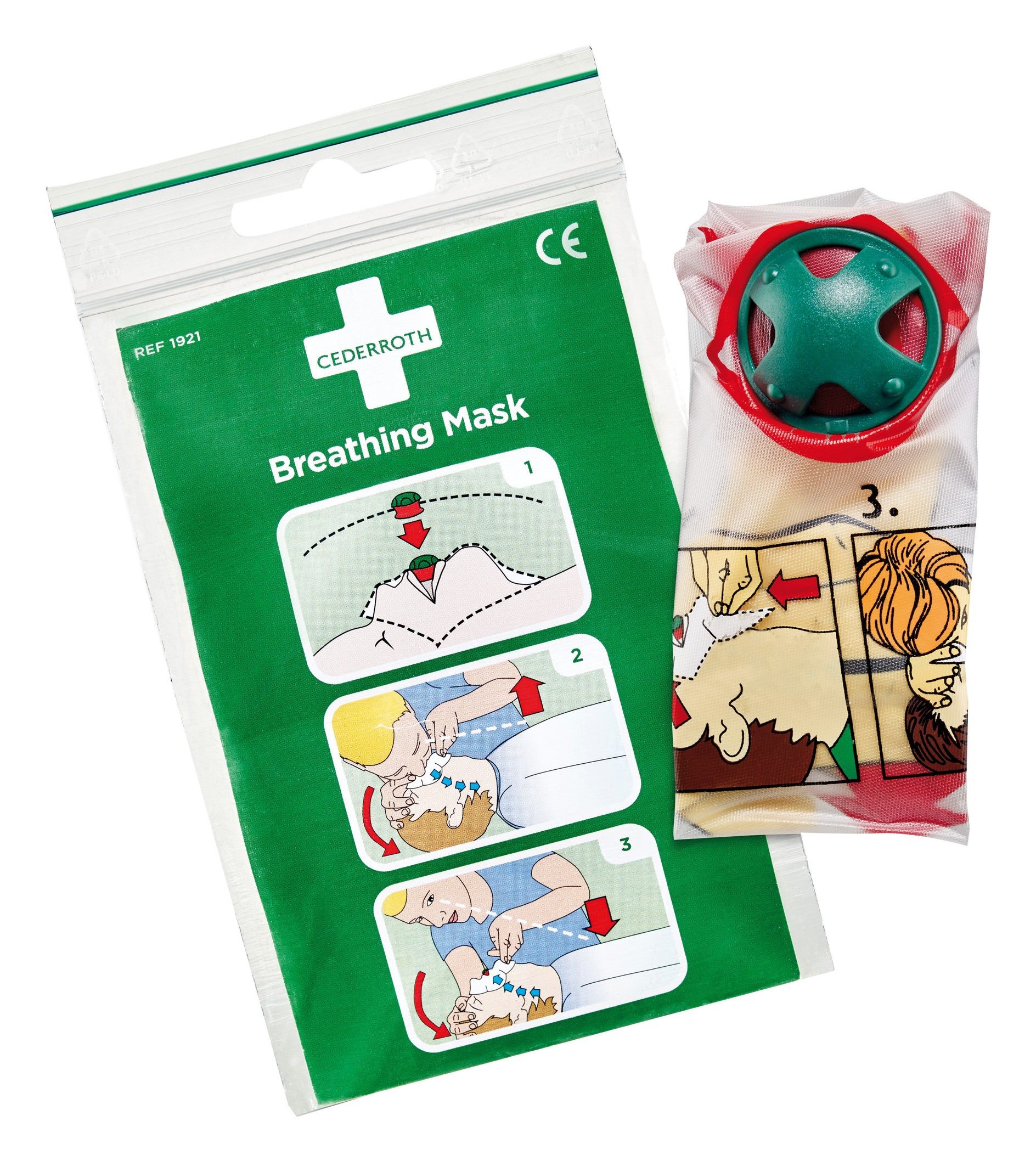 Cederroth Erste-Hilfe-Set, Beatmungsmaske mit Rückschlagventil