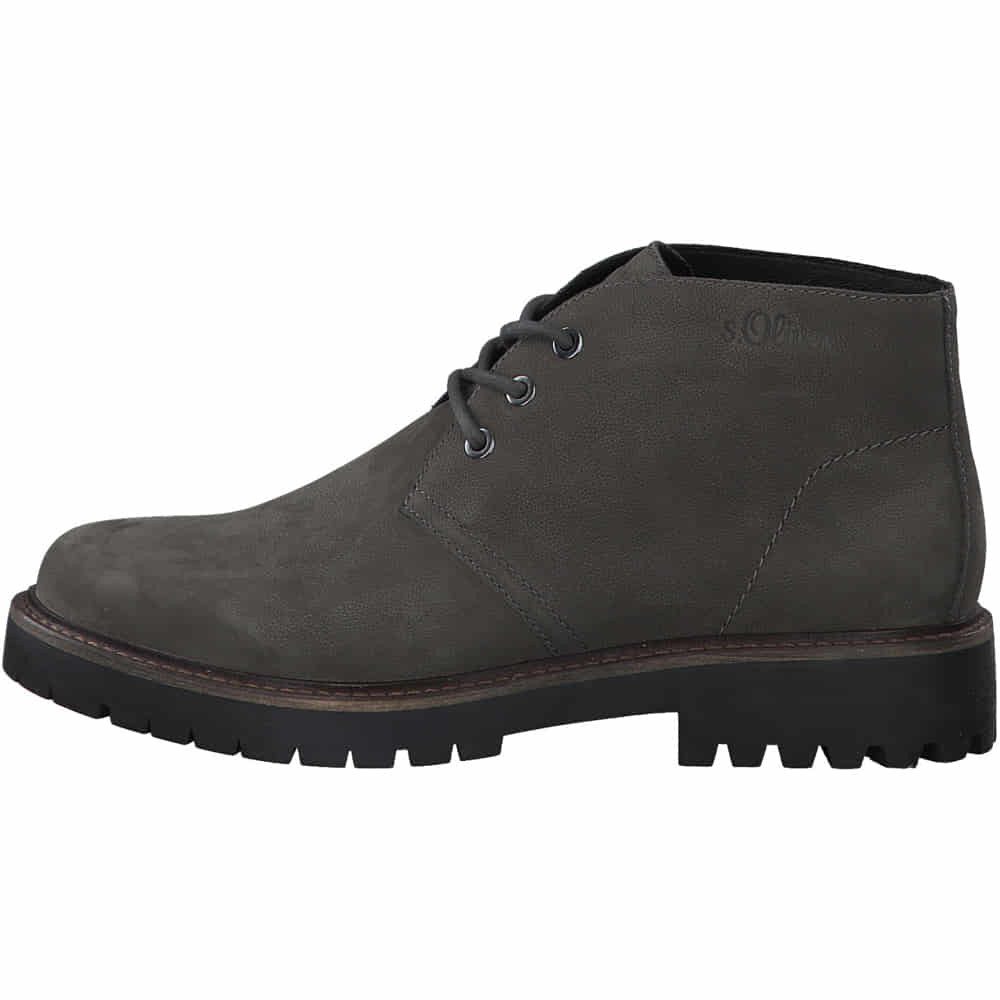 s.Oliver Herrenschuhe 15205 dk grey Schnürstiefelette