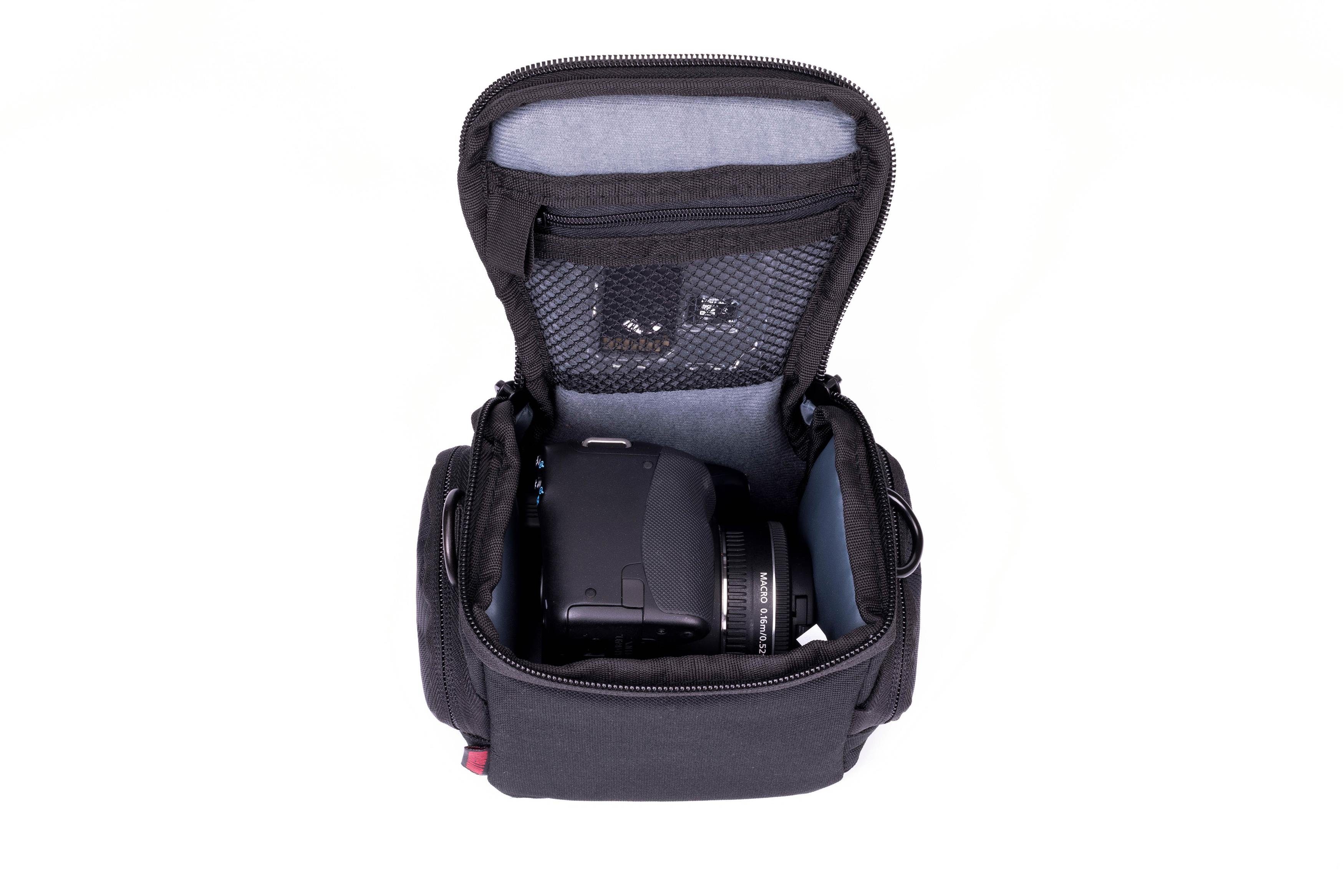 Easy Systemkameratasche Bodyguard und Systemkamera als L, für Bridgekamera Fototasche System für