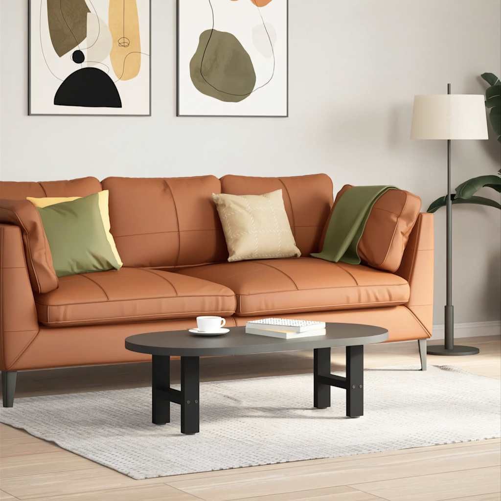 vidaXL Tischbein Couchtischbeine Schwarz 2 Stk. günstig online kaufen