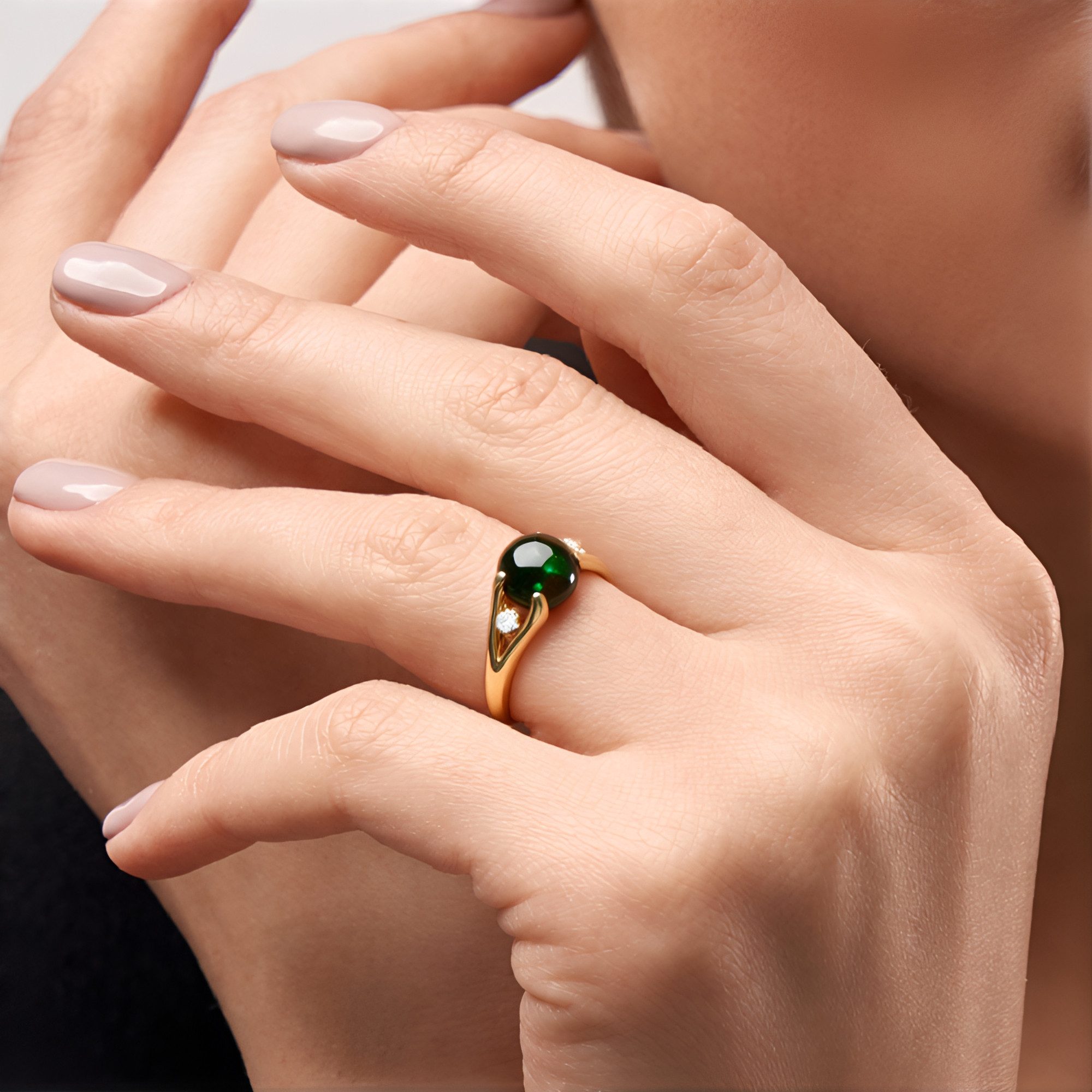 Cavill Goldring Mezezo Opal Gold Ring, Äthiopien 1,077 ct (1-tlg)