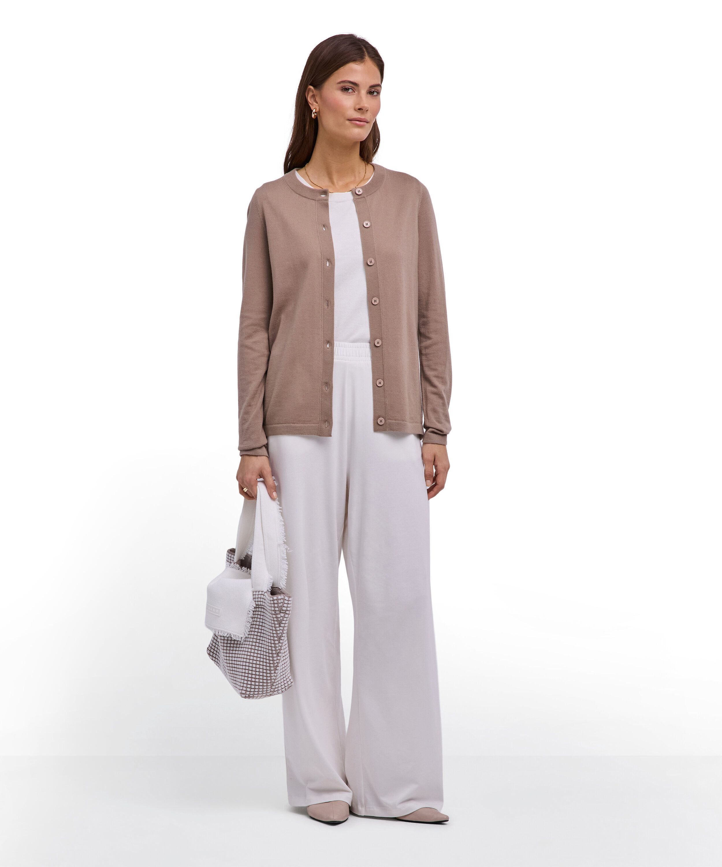 FALKE Strickjacke Pure Merino Wool Cardigan (1-tlg)