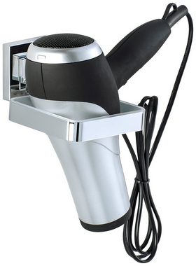 WENKO Vacuum-Loc Quadro Haartrocknerhalter, (Befestigung mit Saugnapf)