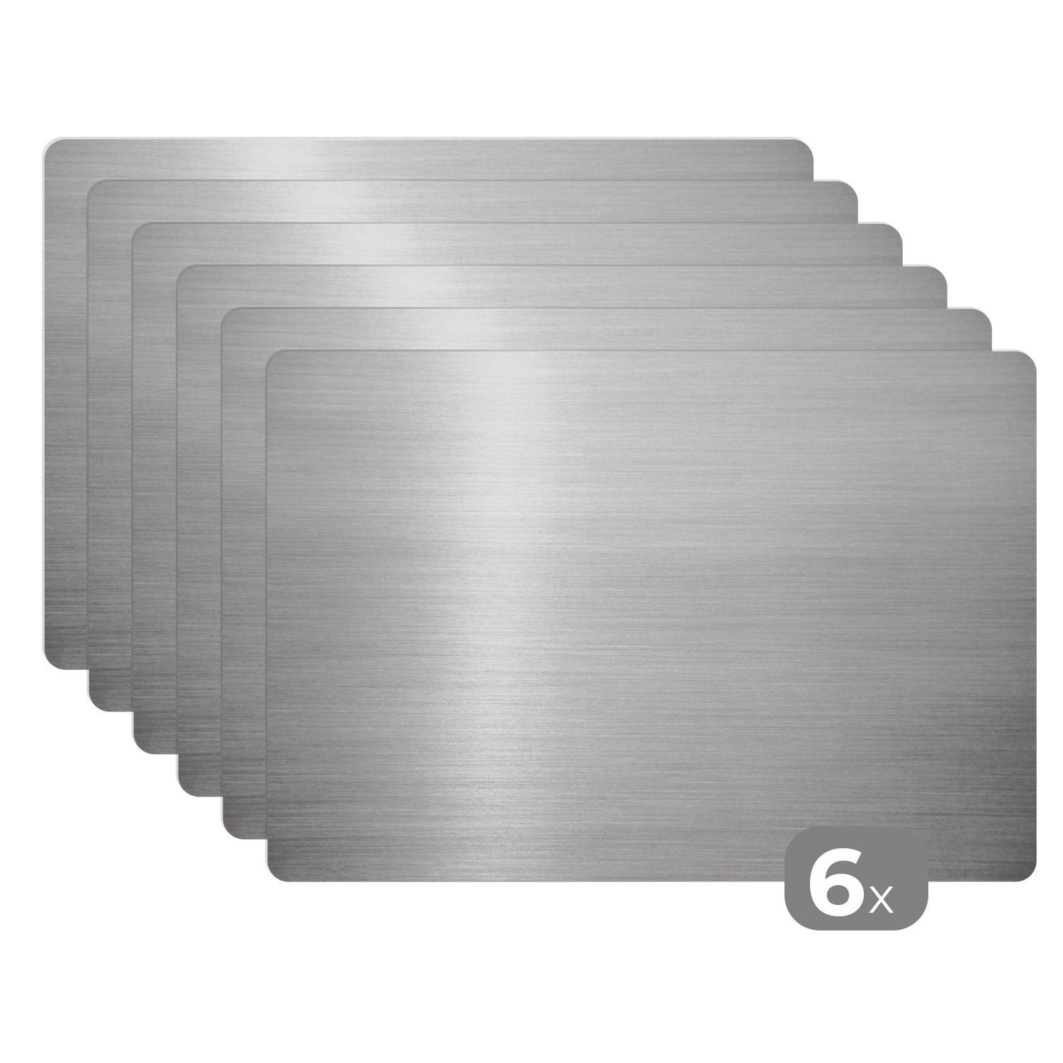 MuchoWow Platzset Metallischer Hintergrund, (6-St), Platzset, günstig online kaufen