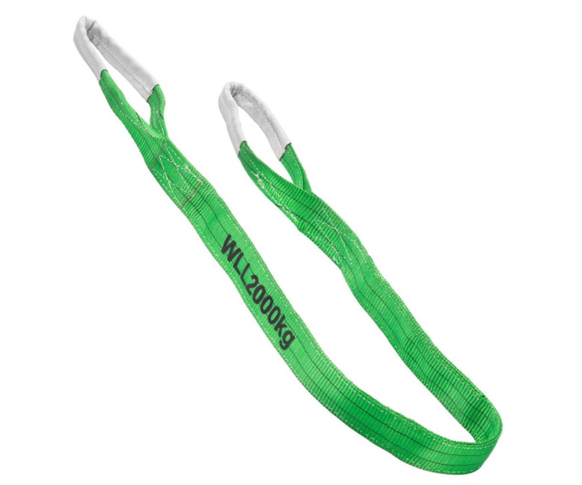 Connex Hebeband Hebeband Krangurt 4m x 60 mm – Robuster Gurt für schwere Lasten, verstärkte Endschlaufen