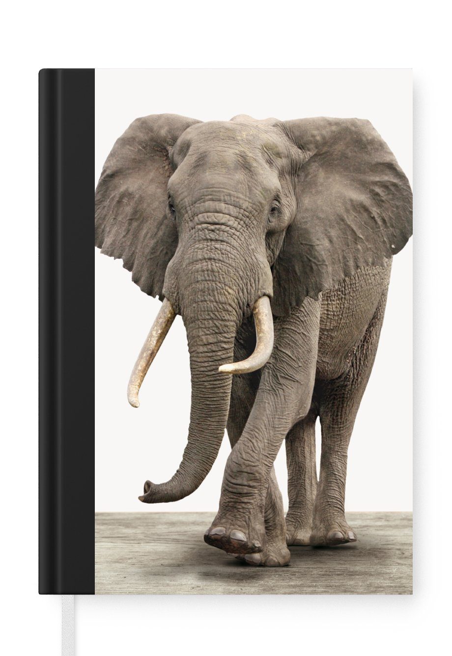 MuchoWow Notizbuch Elefant - Kinder - Tiere - Mädchen, Journal, Merkzettel, Tagebuch, Notizheft, A5, 98 Seiten, Haushaltsbuch
