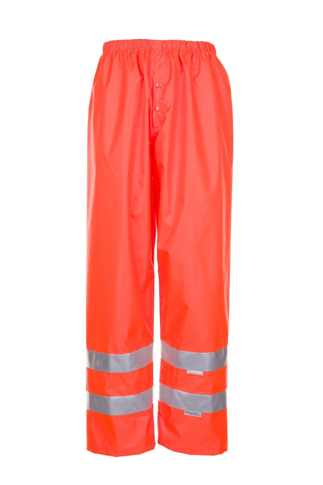 Planam Regenhose Regenhose Warnschutz uni orange Größe 4XL (1-tlg)