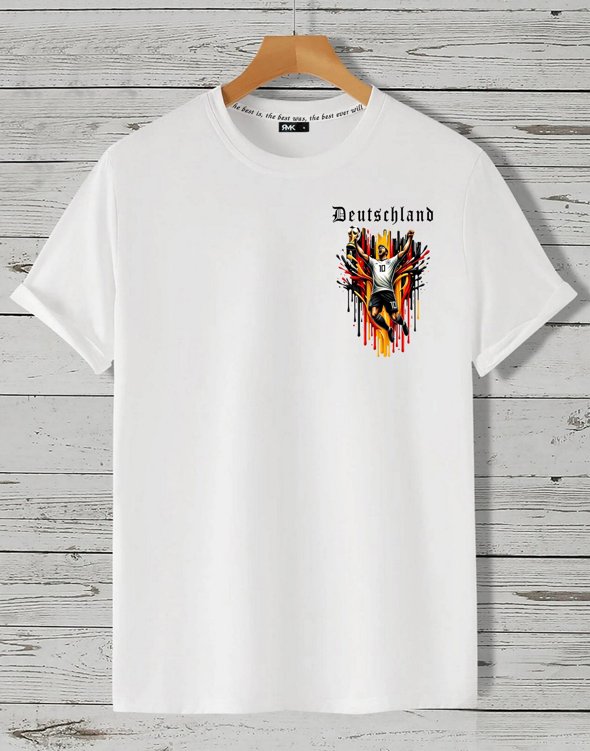 T-Shirt Herren Shirt Fan Trikot Rundhals Fußball Deutschland Germany EM 2024