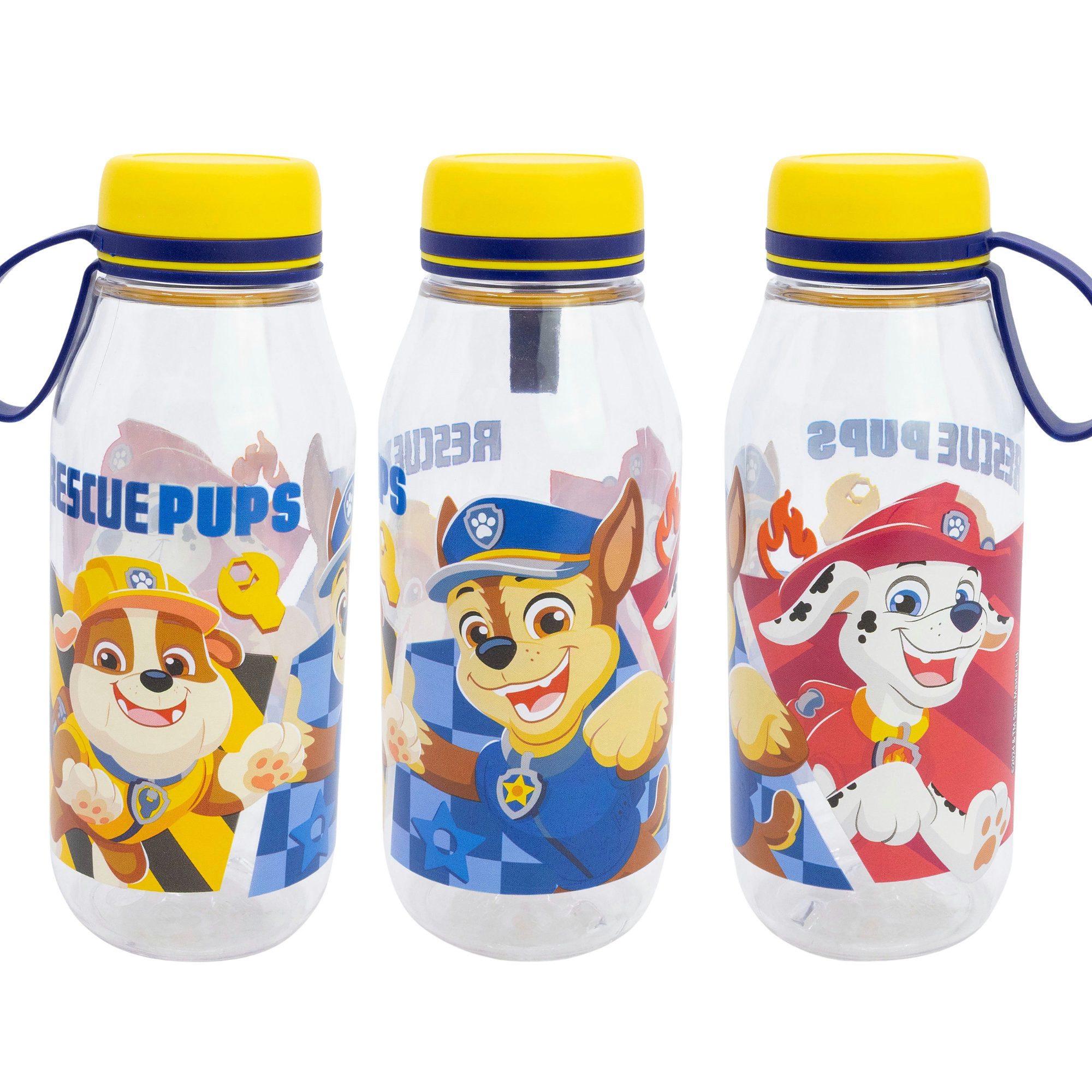 PAW PATROL Trinkflasche Paw Patrol Chase Rubble Marshall Wasserflasche Flasche 460 ml