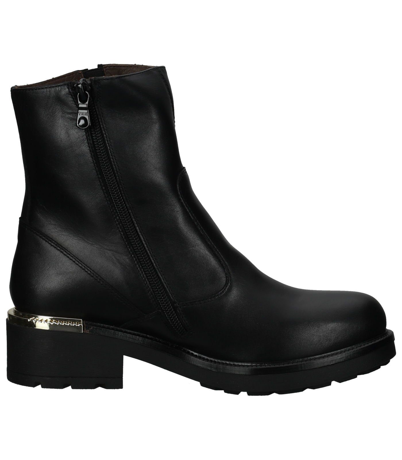 Stiefelette Giardini Leder Nero Stiefelette