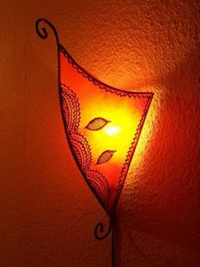 Marrakesch Orient & Mediterran Interior Wandleuchte Marokkanische Wandlampe Aladin, Marokkanische Leder Wandlampe