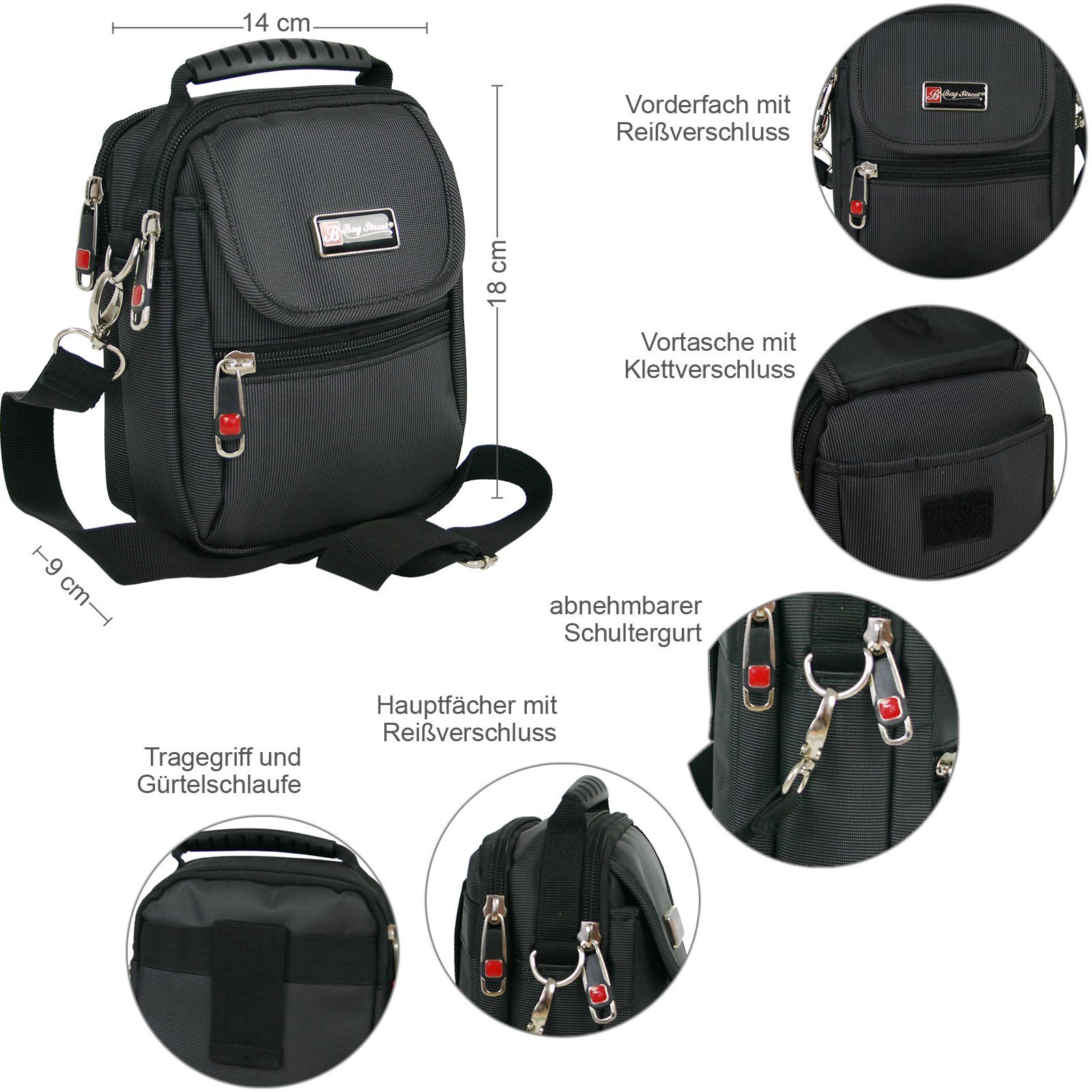 BAG STREET INTERNATIONAL Schultertasche Kleine Herren günstig online kaufen