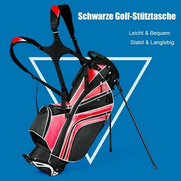 KOMFOTTEU Golftrolley Golf-Tasche, mit 5-Wege-Schlägeroberteil