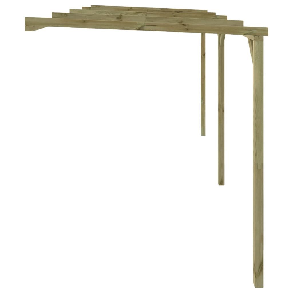 vidaXL Pergola Terrassen-Pergola 2x4x2,2 m Holz, BxTxH: 200x400x220 cm, (1-tlg)