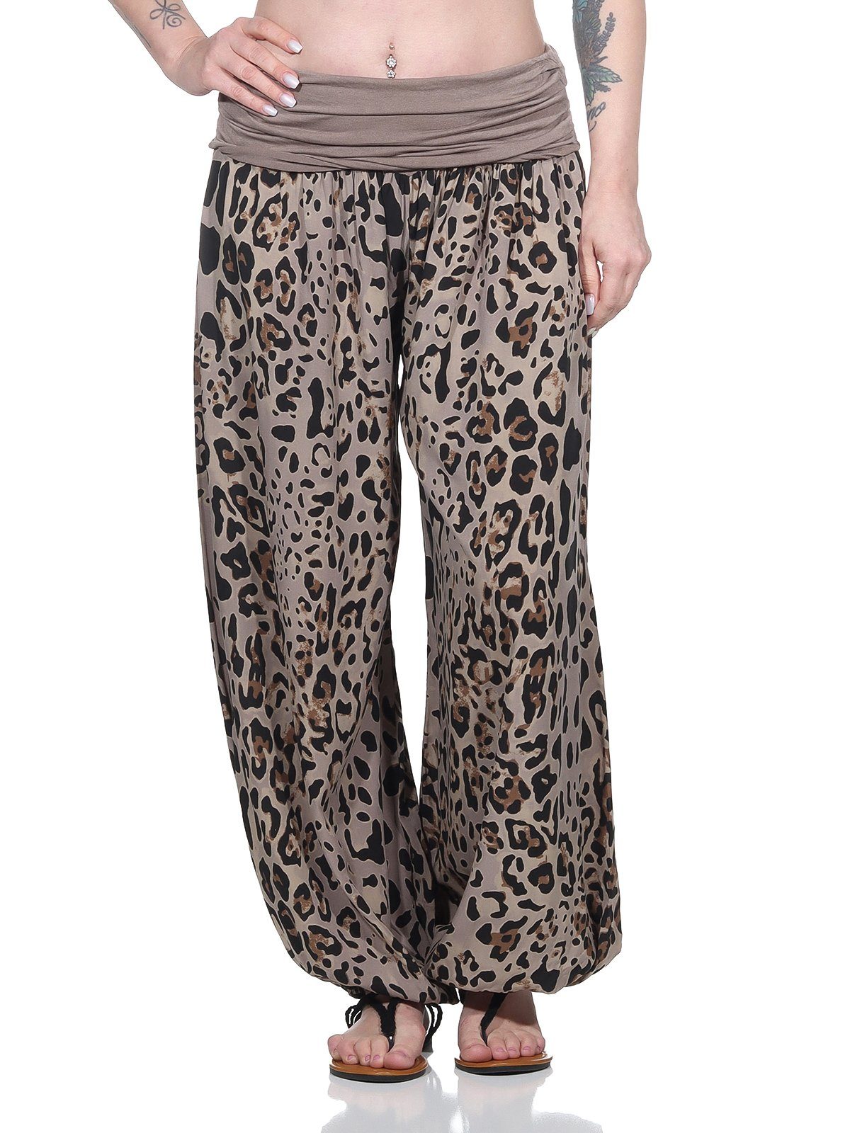 OriginalYou Haremshose Sommerhose für Damen leichte Flatterhose Leo Look lu günstig online kaufen