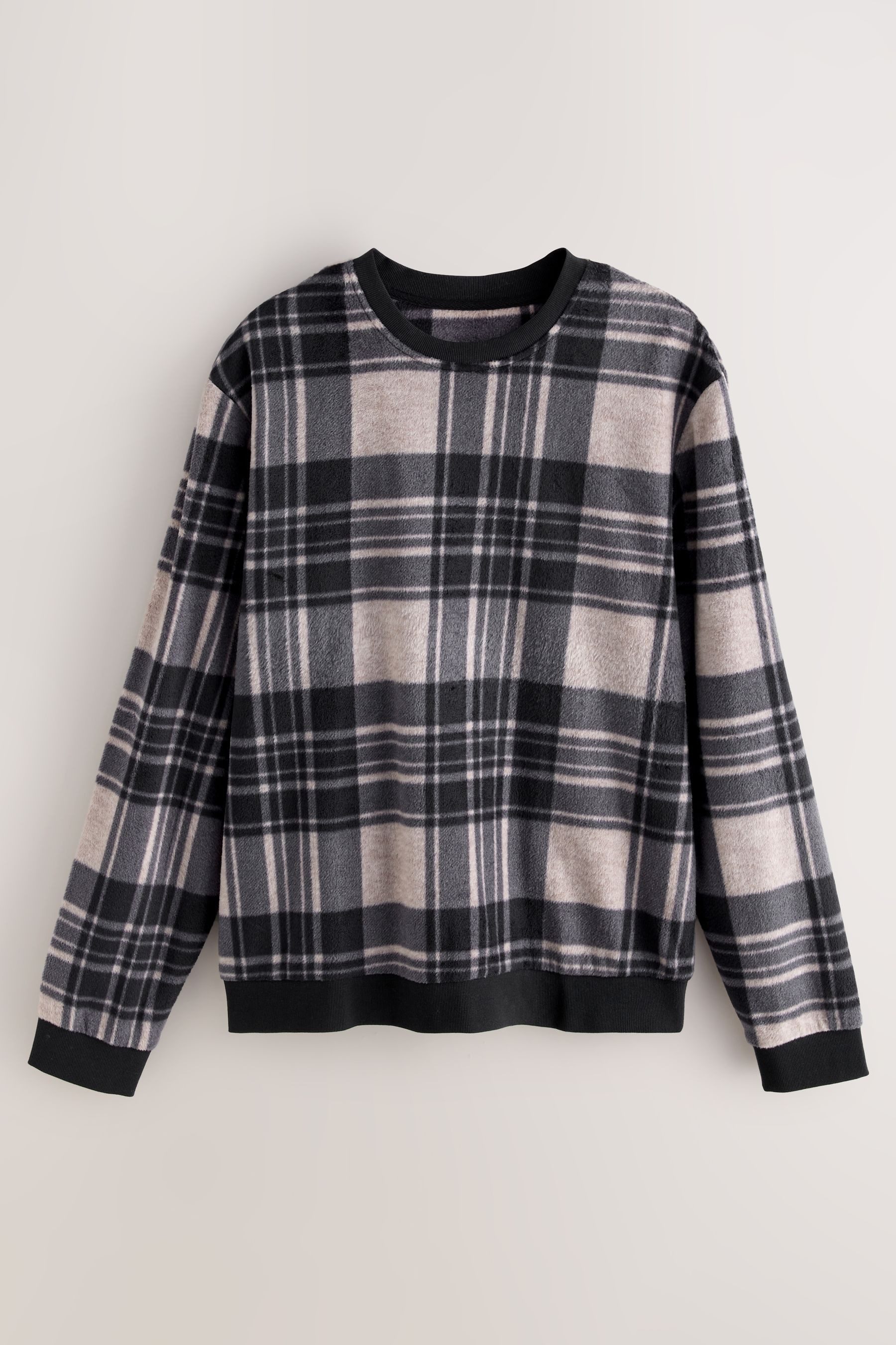 Next Pyjama Karierter Flanell-Schlafanzug aus Jersey (2 tlg)