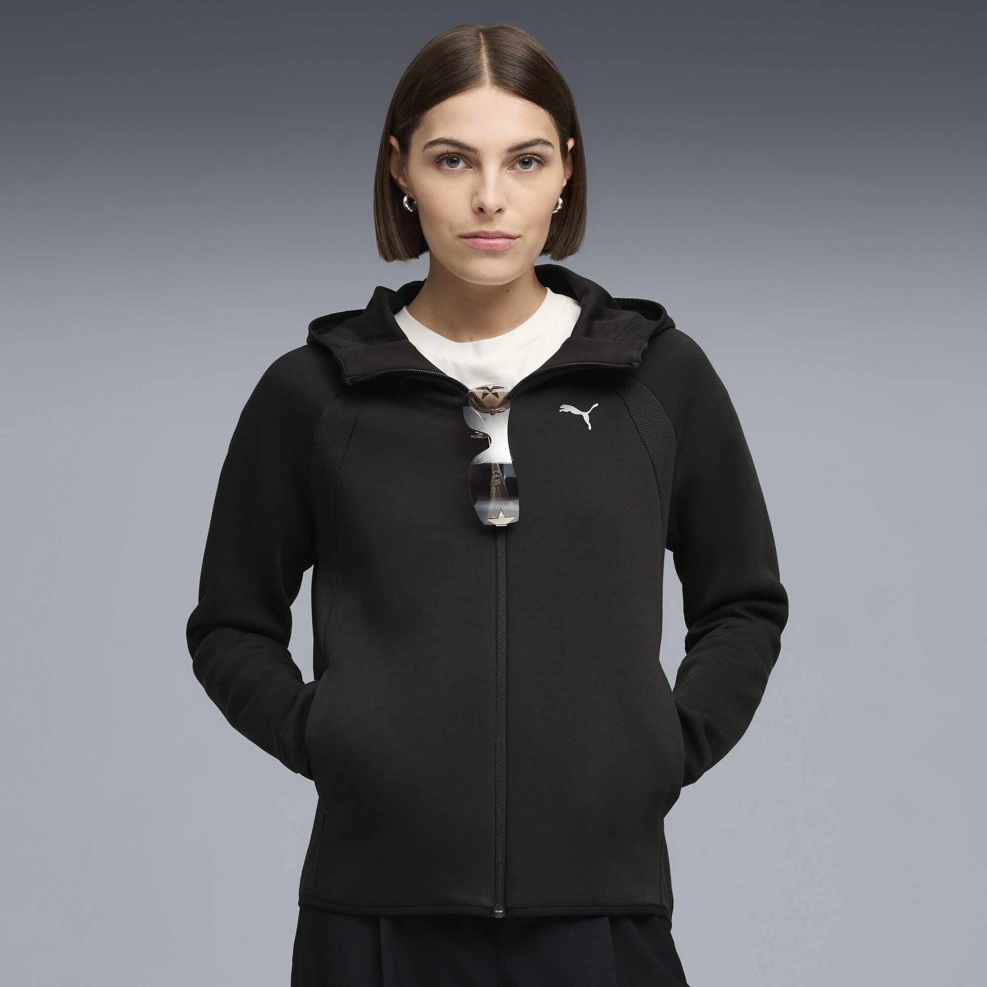PUMA Sweatjacke EvoStripe Kapuzenjacke Damen günstig online kaufen