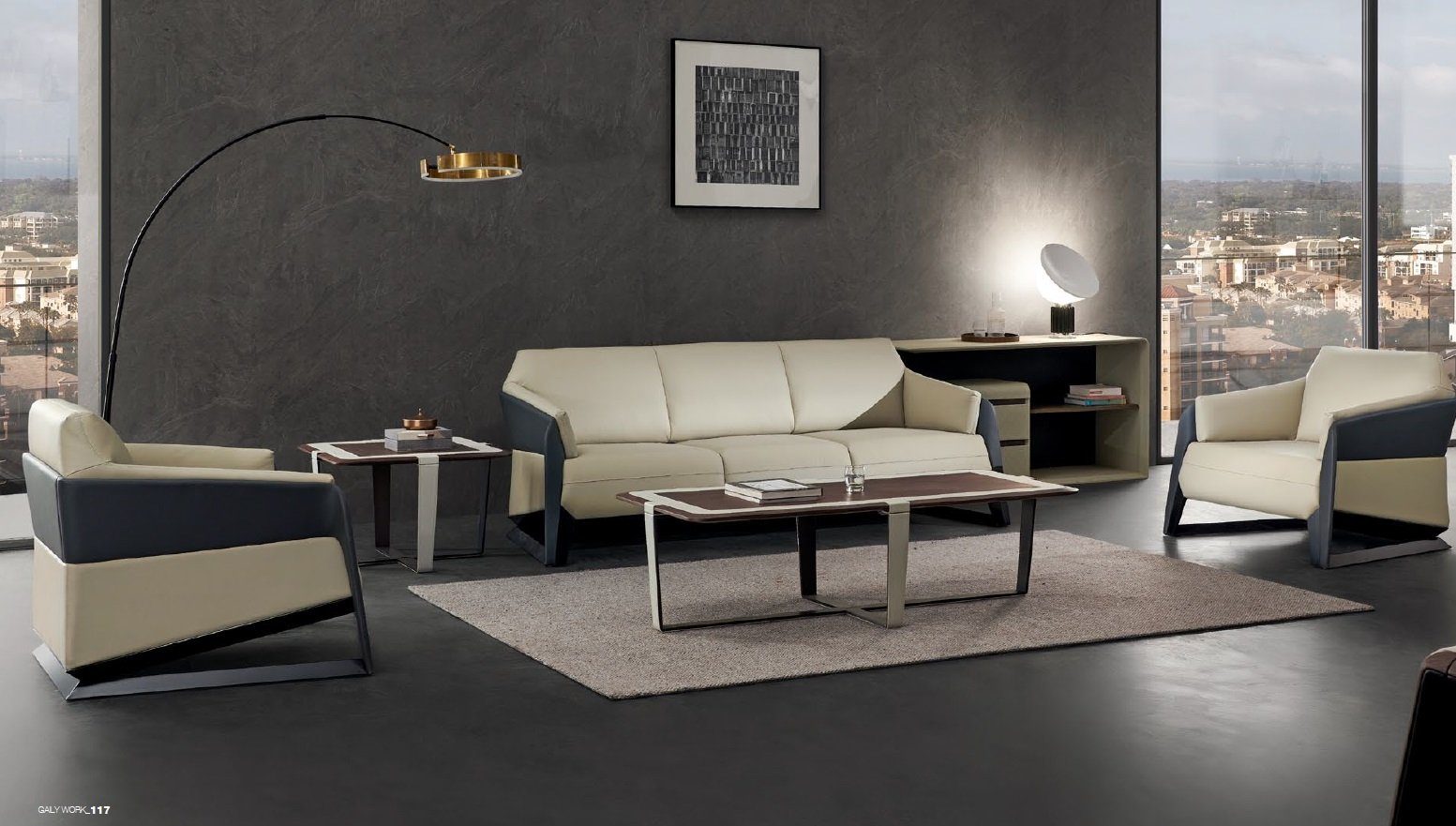 JVmoebel Relaxsessel Weißer Relaxsessel mit Armlehnen und Kunstlederbezug (1-St), Made in Europa