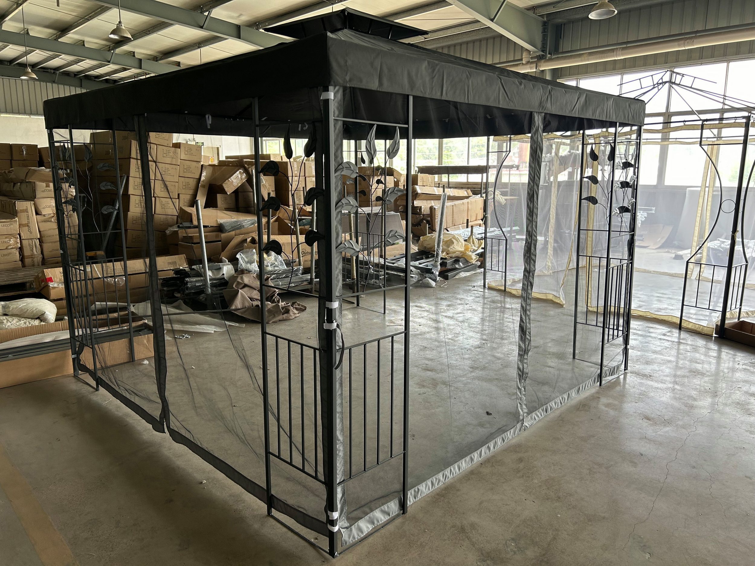 habeig Pavillonseitenteil Pavillon Seiten mit Fenster günstig online kaufen