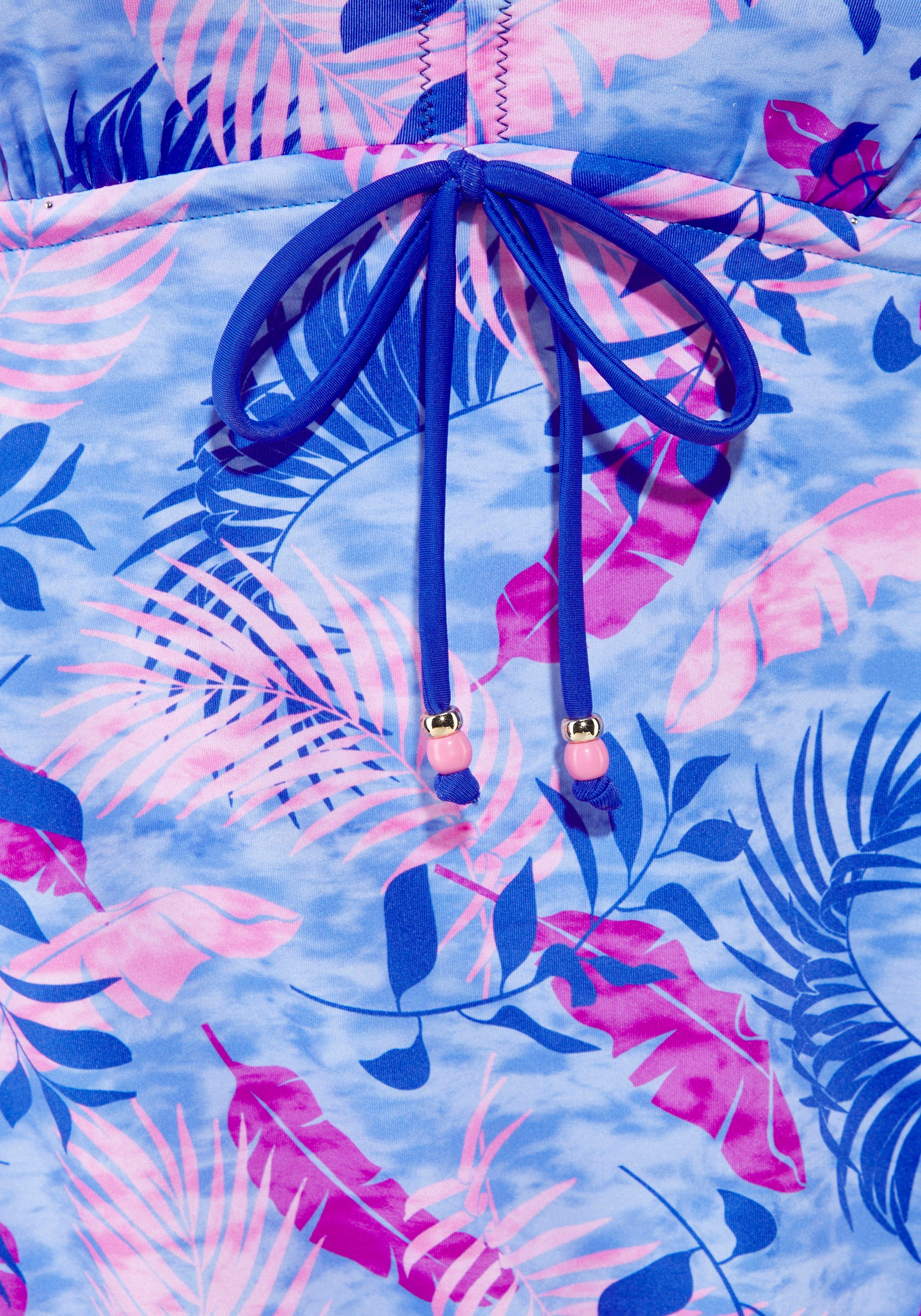 Vivance by Lascana Bügel-Tankini mit stylischem Blätterprint – Bild 4 von 4