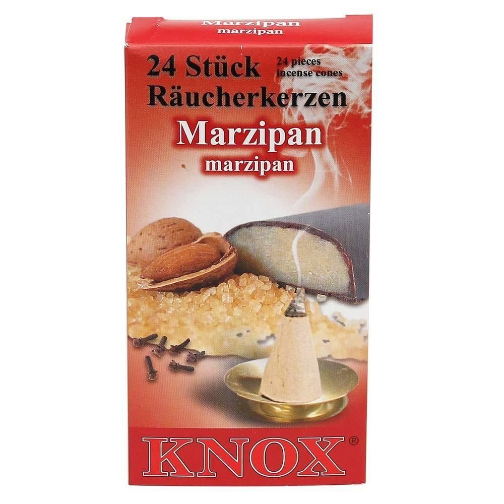 Räuchermännchen KNOX 2 24er Packung Päckchen Marzipan Räucherkerzen- -