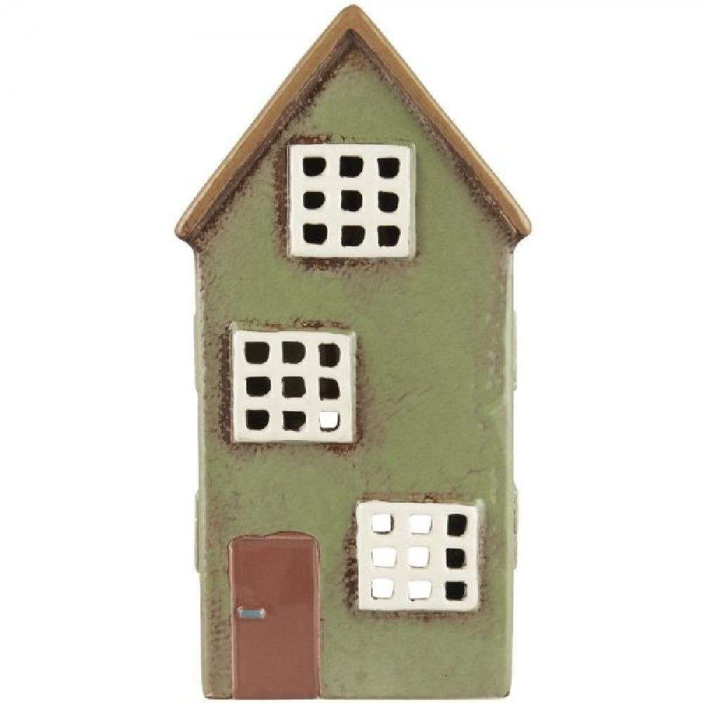 Ib Laursen Kerzenhalter Ib Laursen Haus für Teelicht Nyhavn braune Tür (8x2 günstig online kaufen