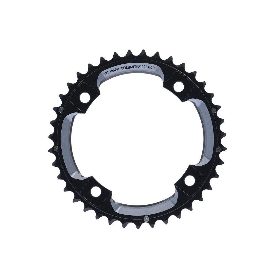 SRAM Fahrradketten Kettenblatt MTB 39 Z. S2 2x10-fach 120mm LK,aluminium,schw.,S-Pin,BB30