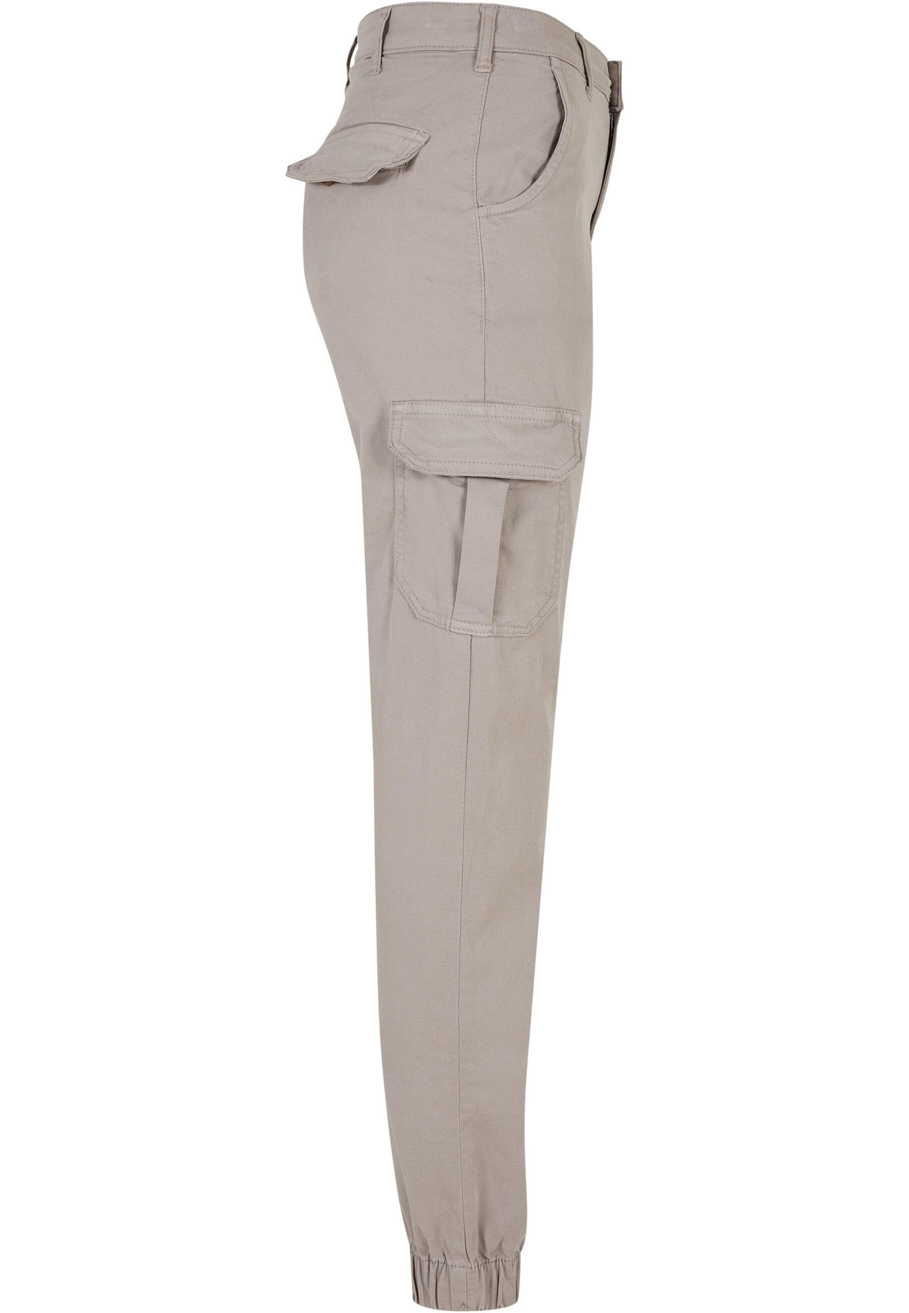 (1-tlg) High Waist CLASSICS warmgrey Cargohose Cargo Ladies Pants URBAN Damen