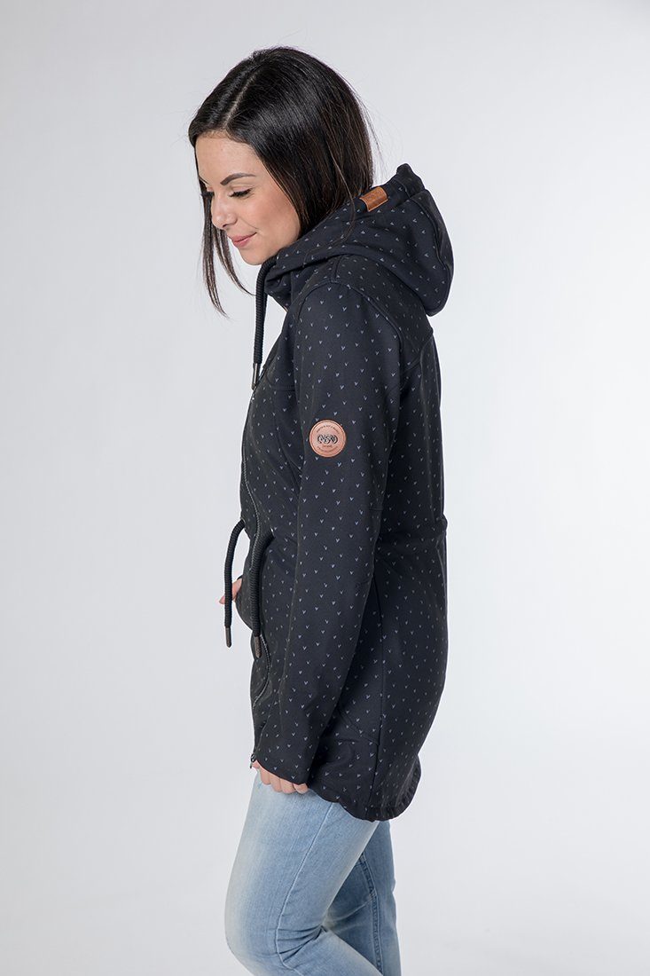 CNSRD Softshellparka CHARLOTTE D CS mit modischem Allover-Print günstig online kaufen