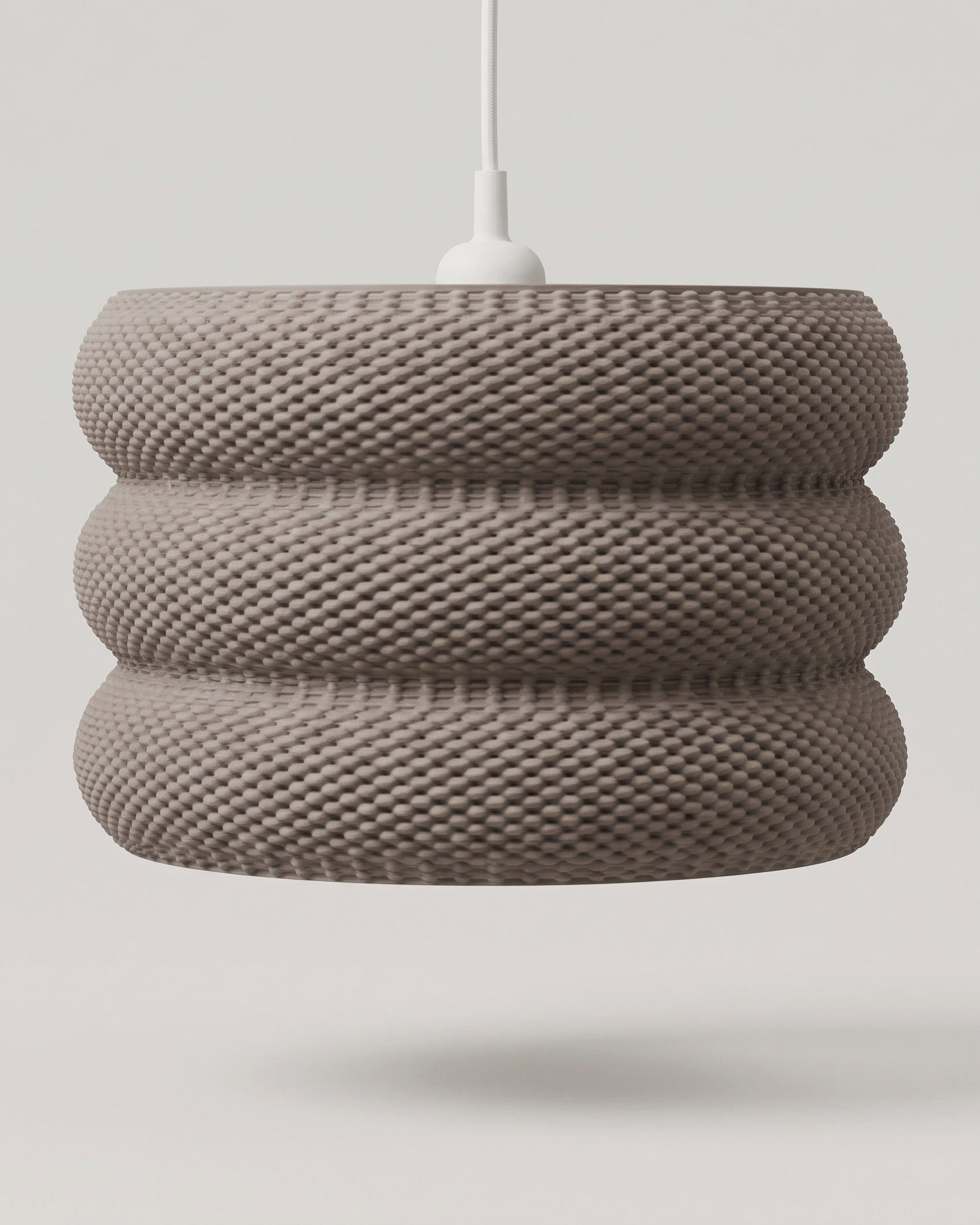 Roomberry Pendelleuchte Lampenschirm für Hängelampe, E27, rund, Ø 25-35 cm, Round Pixel, ohne Leuchtmittel, Deckenlampe für Esstisch & Wohnzimmer