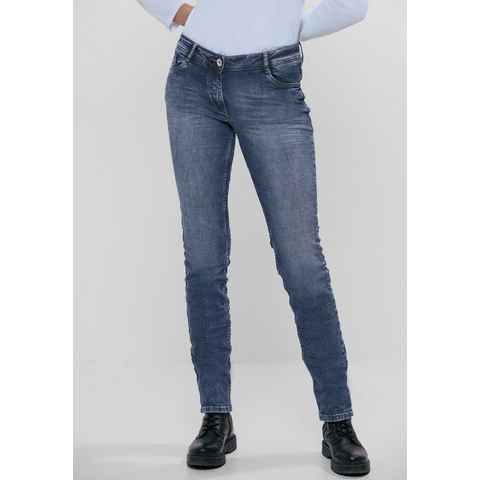 Cecil 5-Pocket-Jeans Scarlett mit Elasthan und toller Waschung