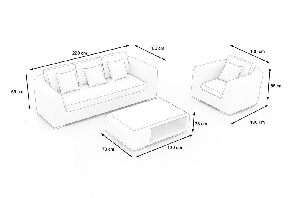 OUTFLEXX Gartenlounge-Set Country Collection Desert