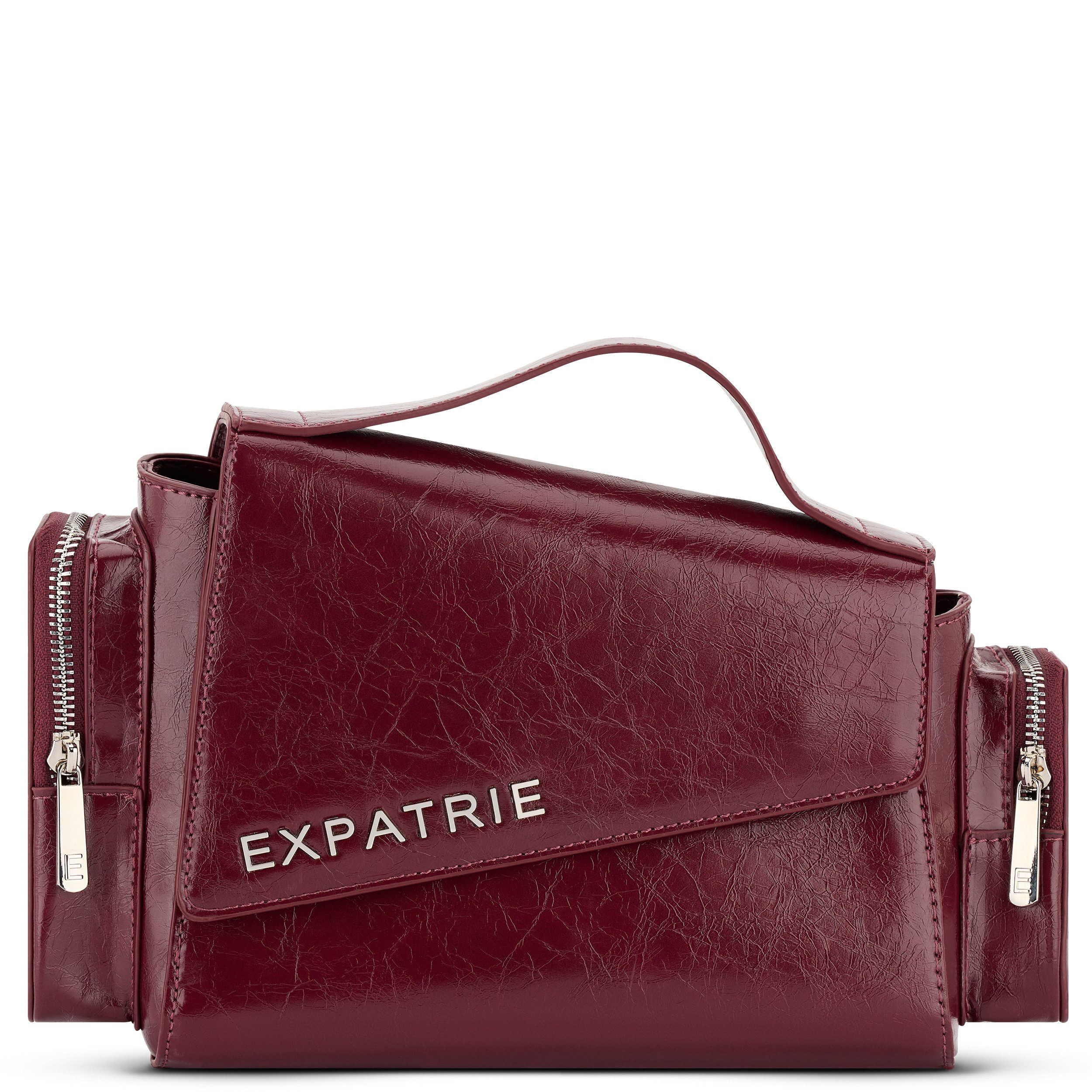 Expatrié Schultertasche Hunter Schultertasche für Damen Retro (1-tlg), Vintage Handtasche im asymmetrischen Design, wasserabweisend
