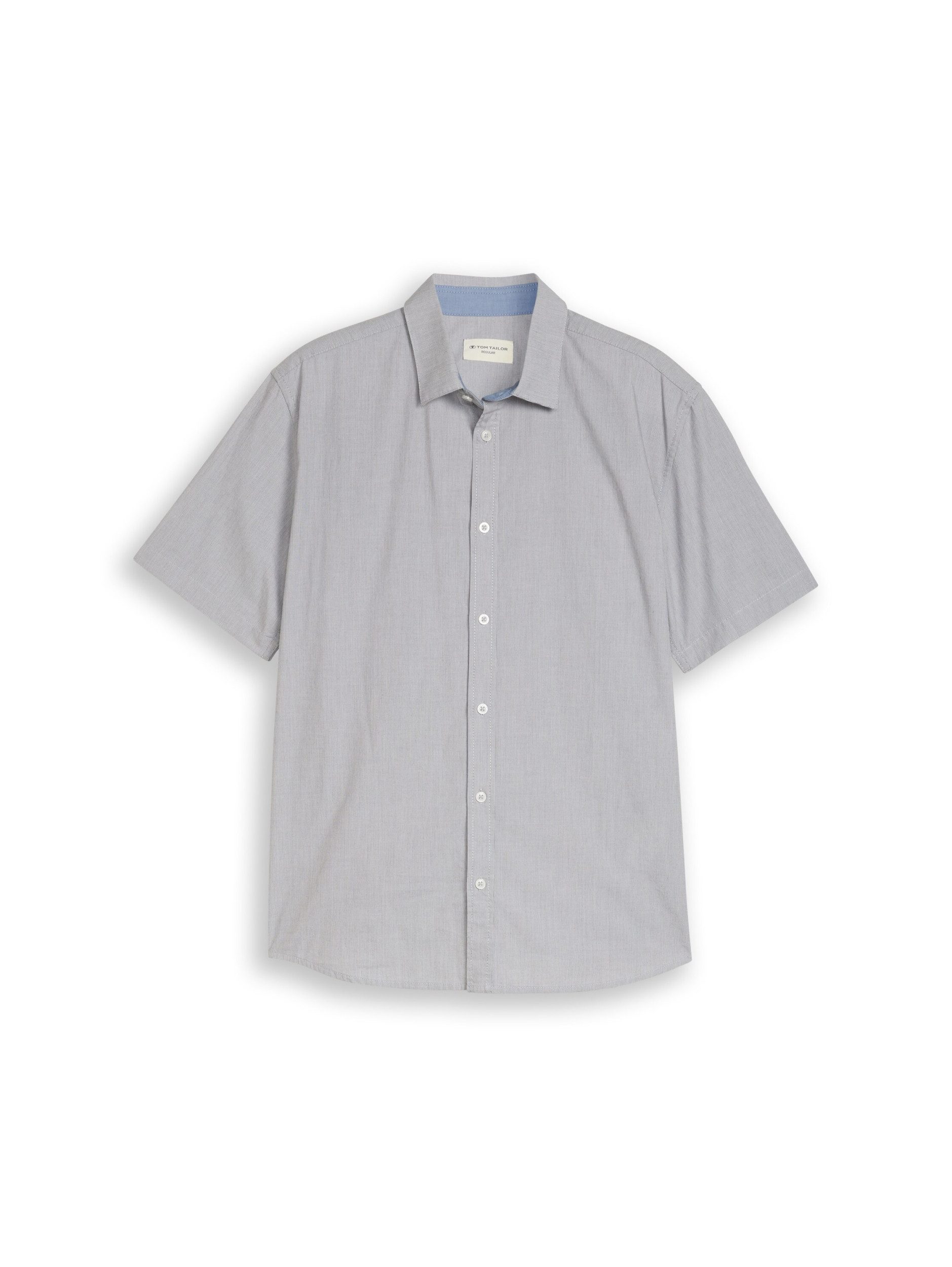 TOM TAILOR Langarmhemd striped poplin shirt