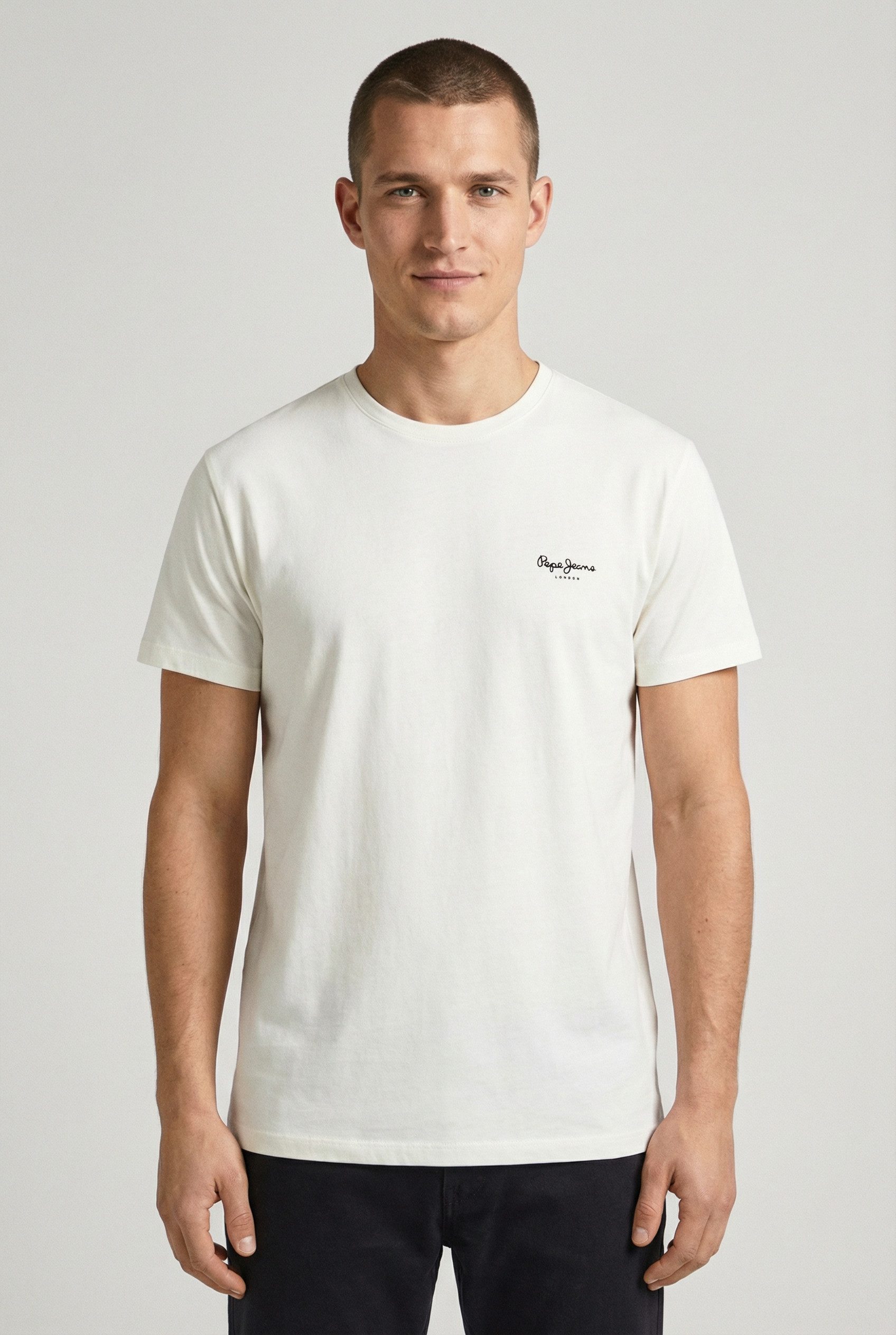 Pepe Jeans T-Shirt ORIGINAL BASIC 3N Rundhals mit kleinem Logodruck günstig online kaufen