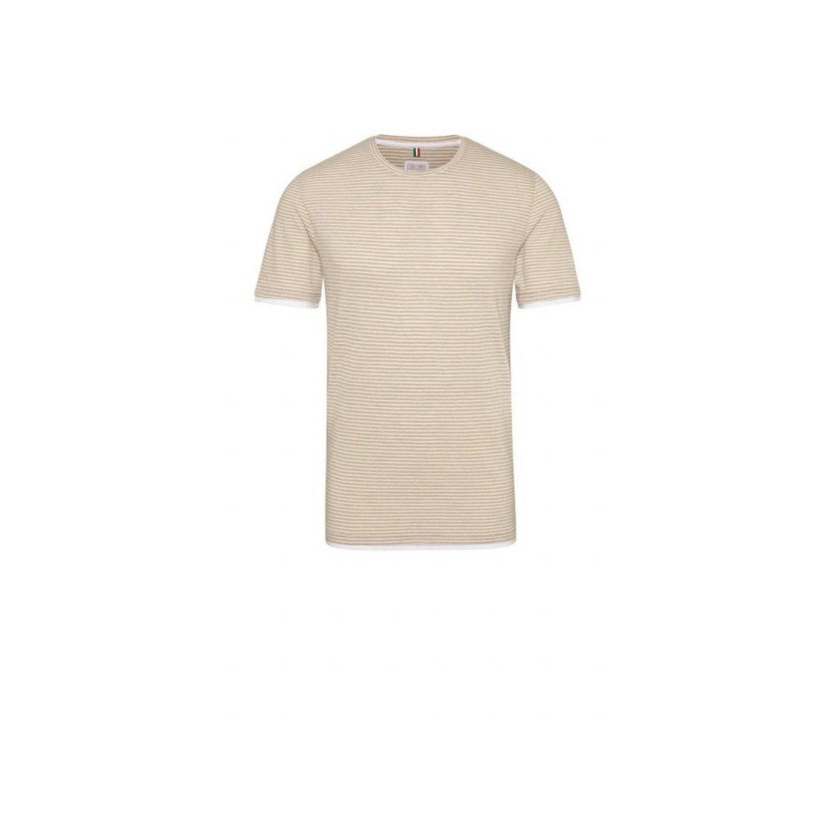 Cinque T-Shirt hell-braun regular fit (1-tlg)