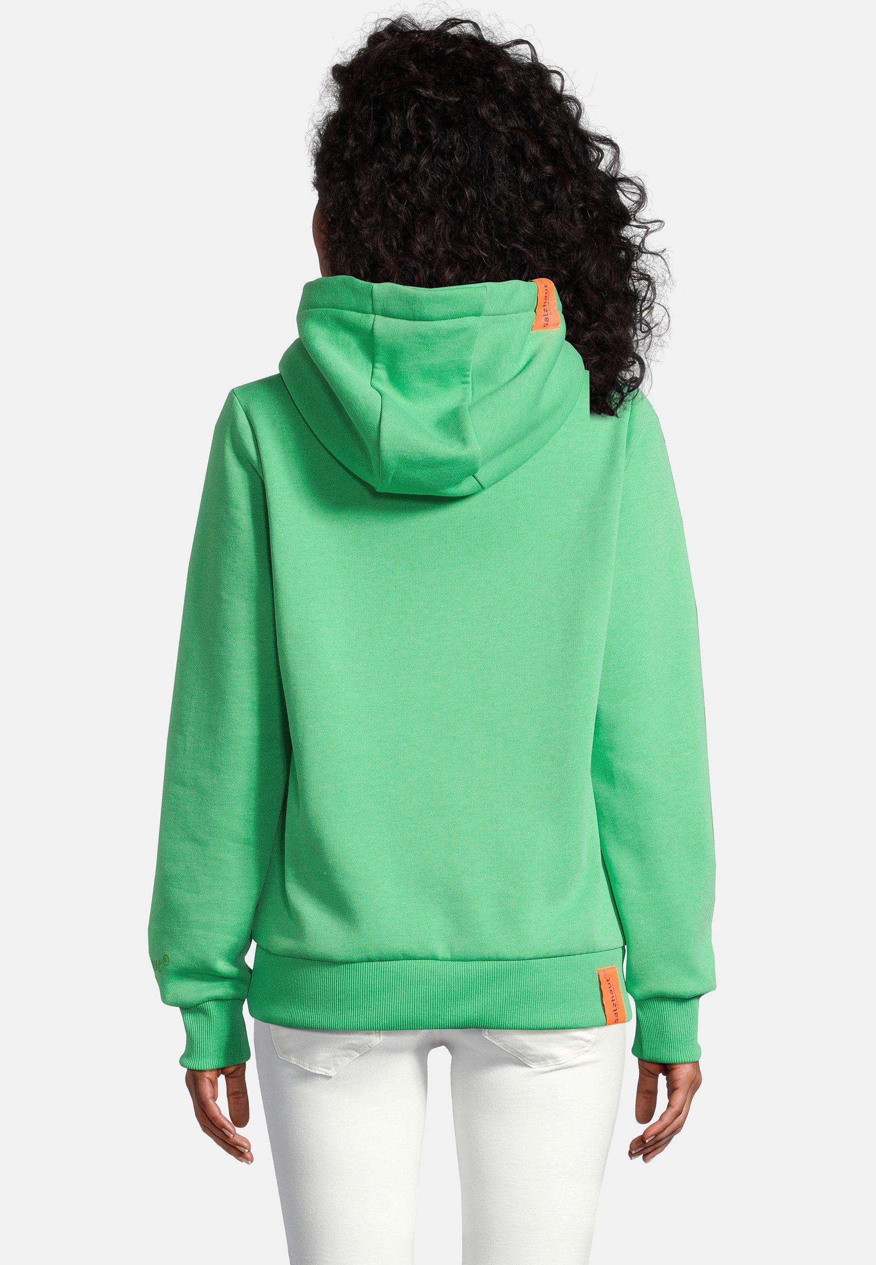 salzhaut Hoodie SÜNN Damen Tailliert salzhaut Kapuzenpullover – bequemer Fit und nordisch klares Design – Bild 5 von 5
