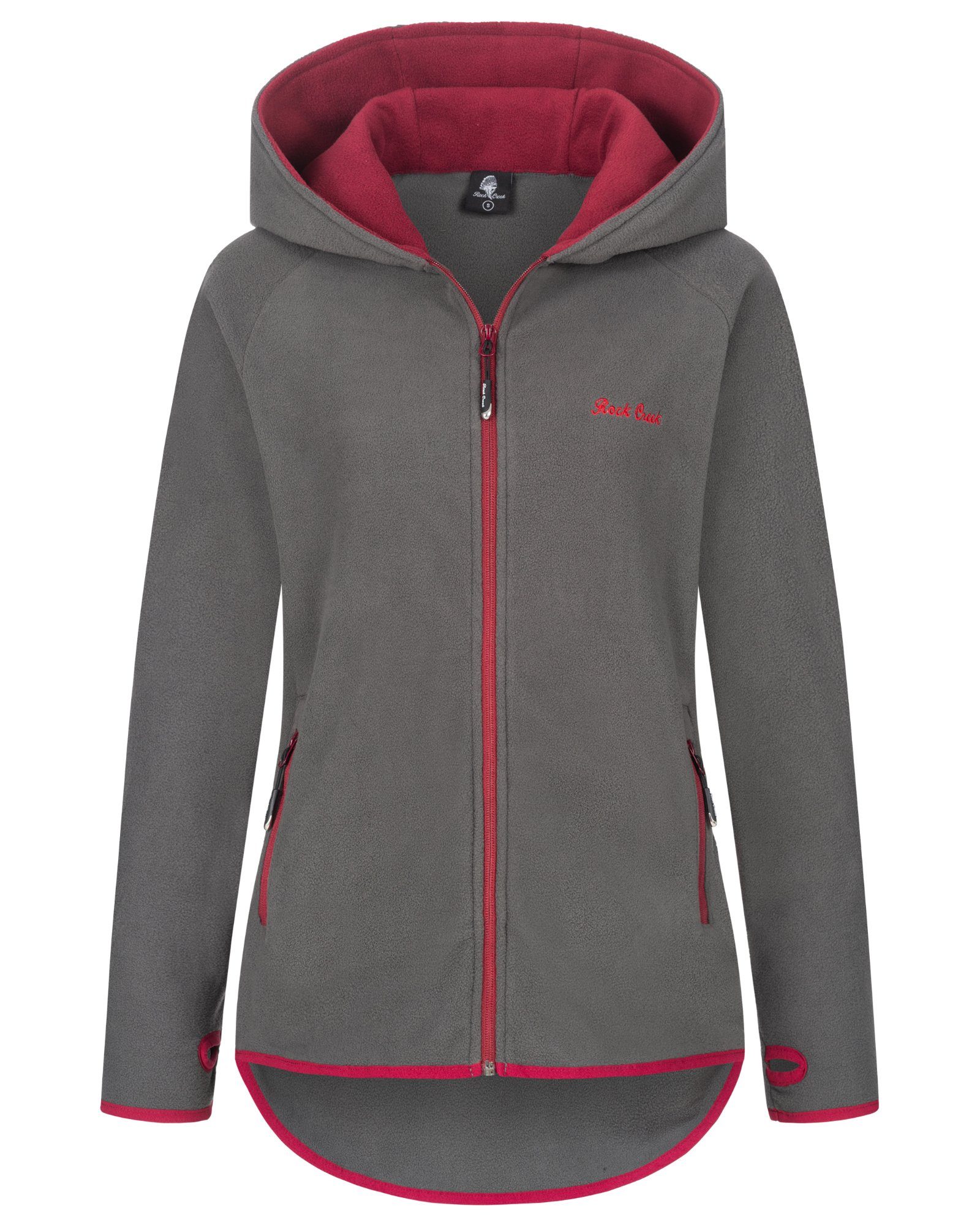 Rock Creek Fleecejacke Damen Fleecejacke Lang D-502