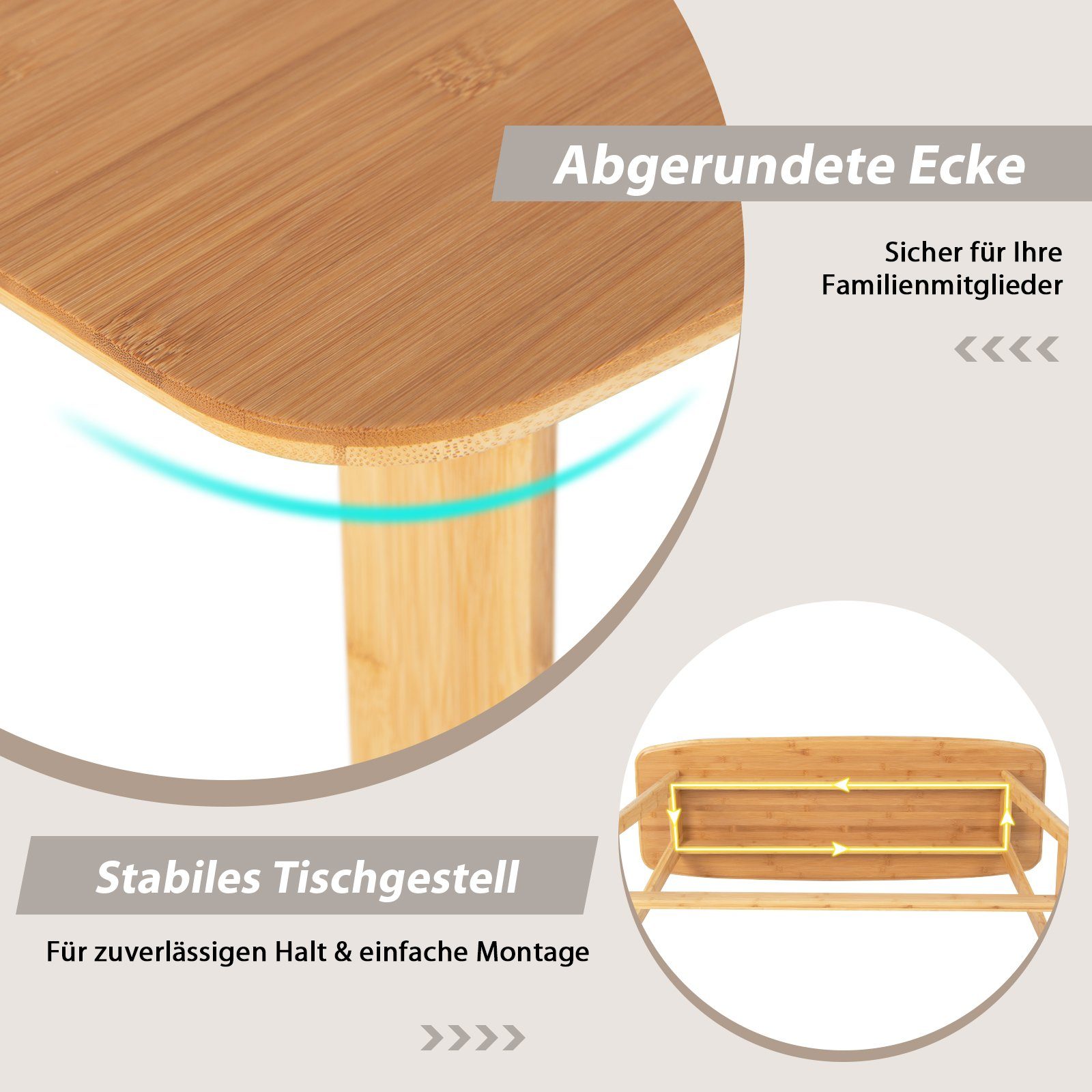 Festnight Bartisch | Modern Stehtisch | Küche Thek Produktbild-Vorschau 8