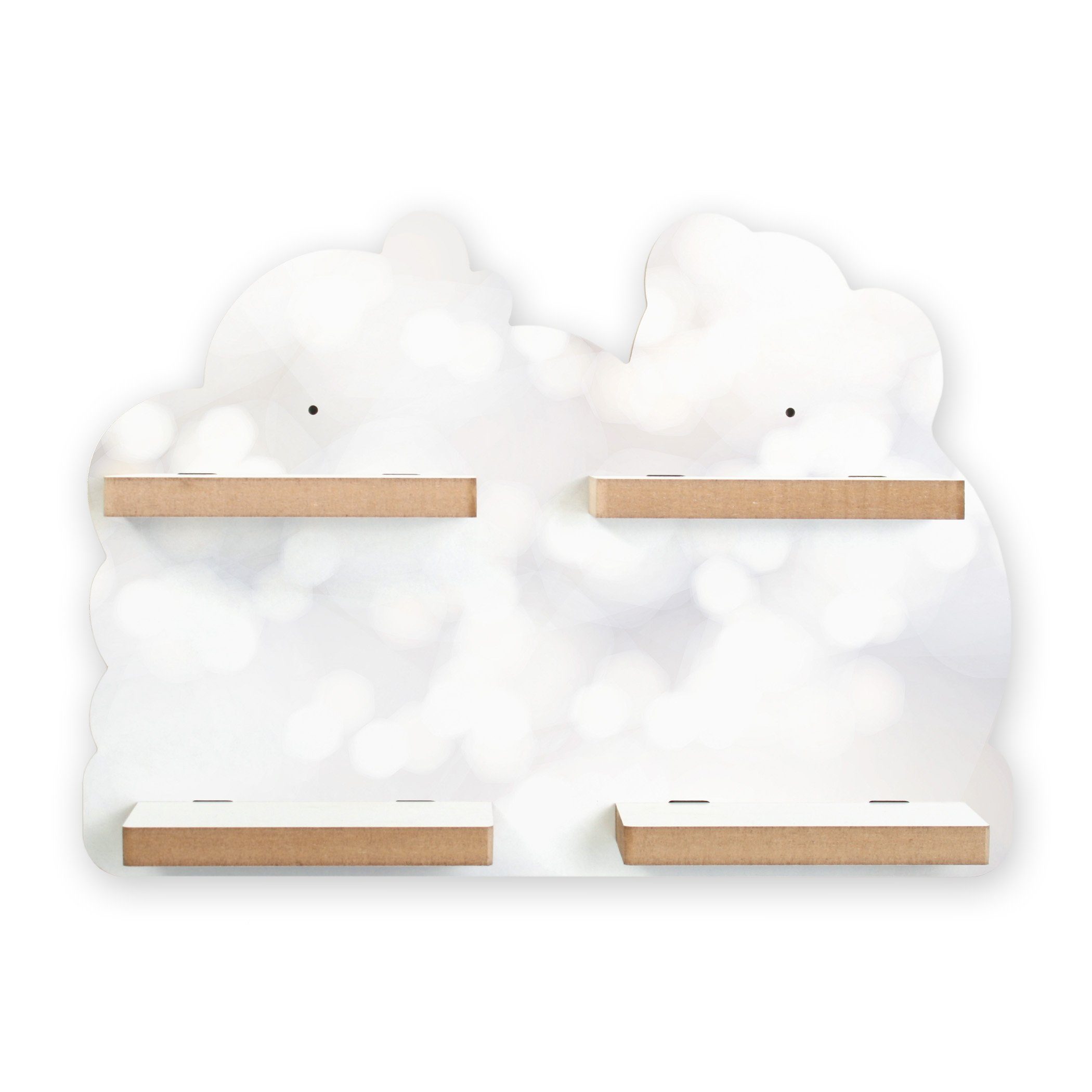 Kreative Feder Wandregal Musikboxregal-Erweiterung für Tonies, inkl. 20 Metallplättchen mit viel Platz für neue Tonie-Figuren