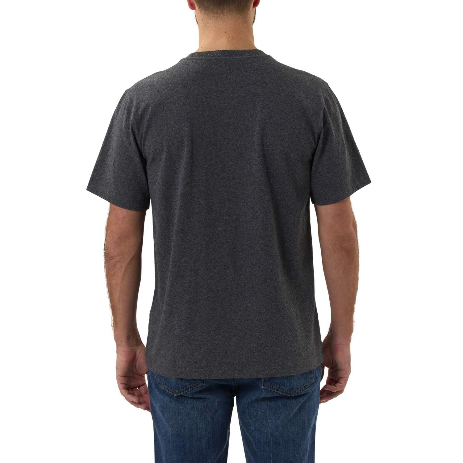 T-Shirt 103361 Carhartt LOGO auf CORE heather Brust T-SHIRT S/S der Logo (1-tlg) Carhartt carbon