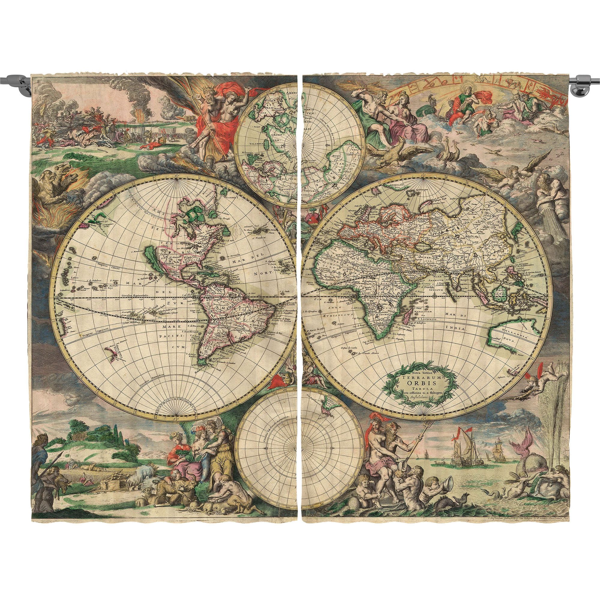 Gardine Schlafzimmer Kräuselband Vorhang mit Schlaufen und Haken