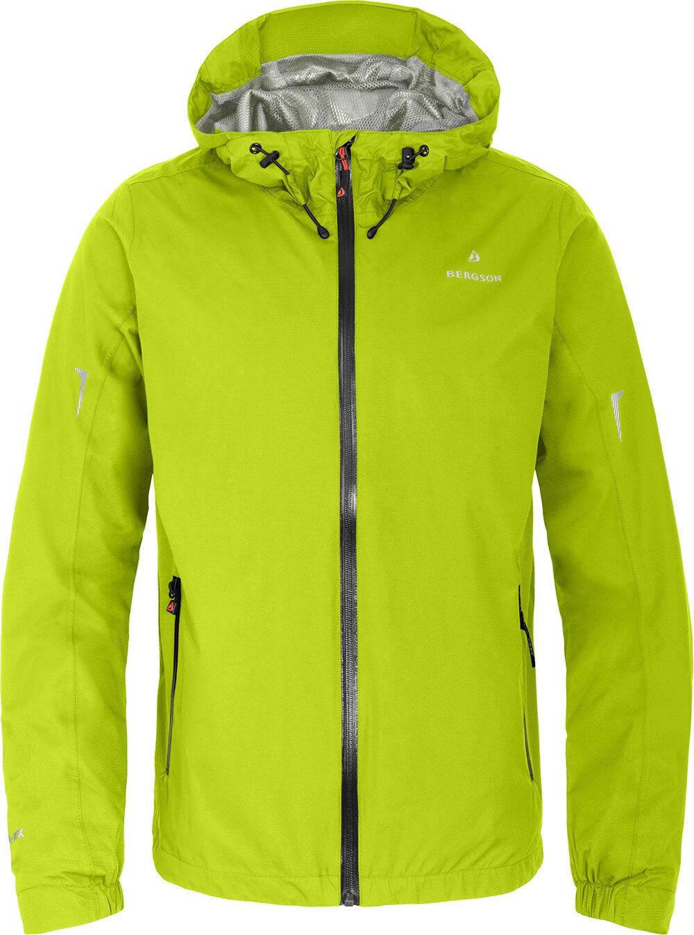 Bergson Regenjacke EGGEN Herren Regenjacke, Netzfutter, 12000 mm Wassersäule, Normalgrößen, le – Bild 2 von 5