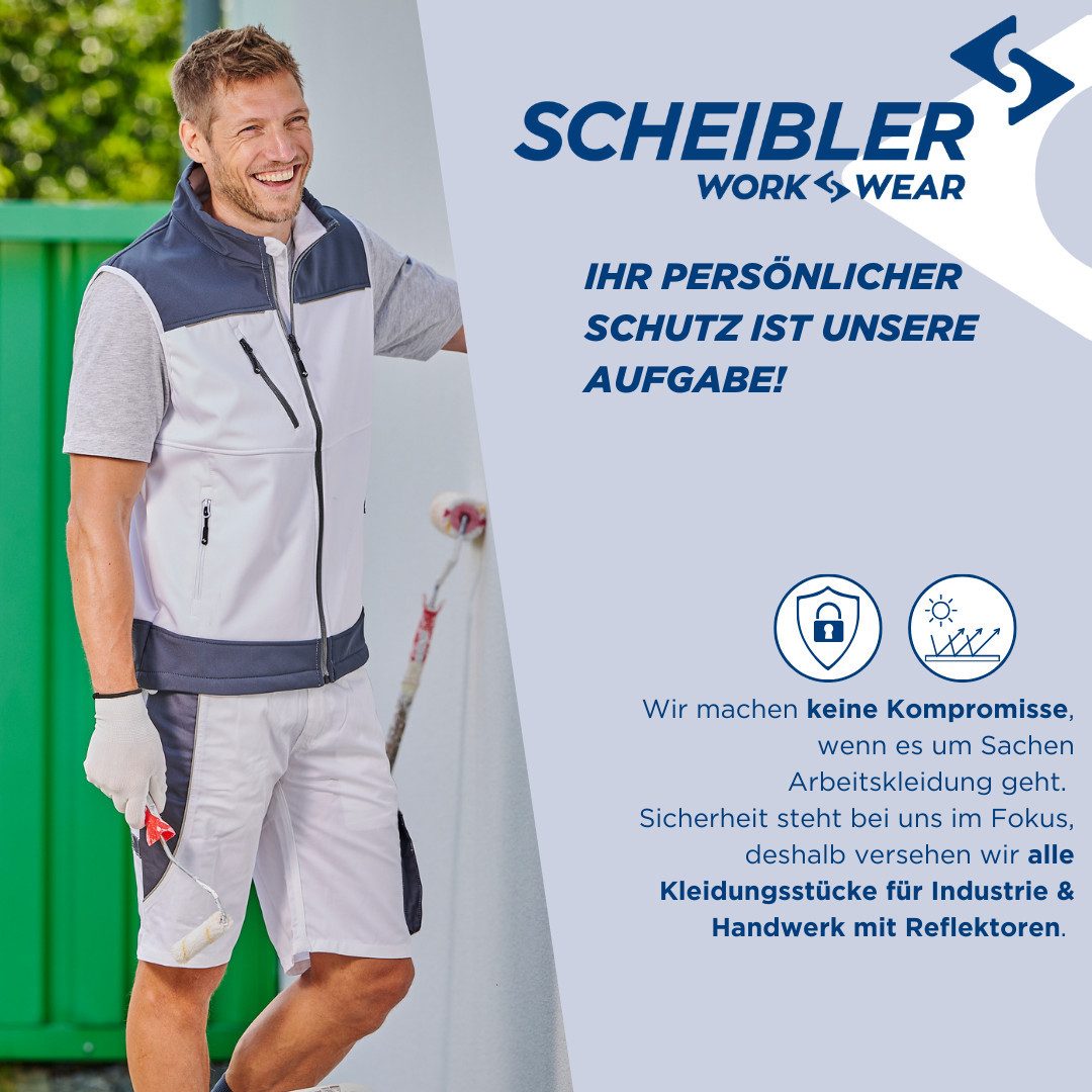 SCHEIBLER WORKWEAR Arbeitsshorts Active Zollstocktasche und Hammerschlaufe