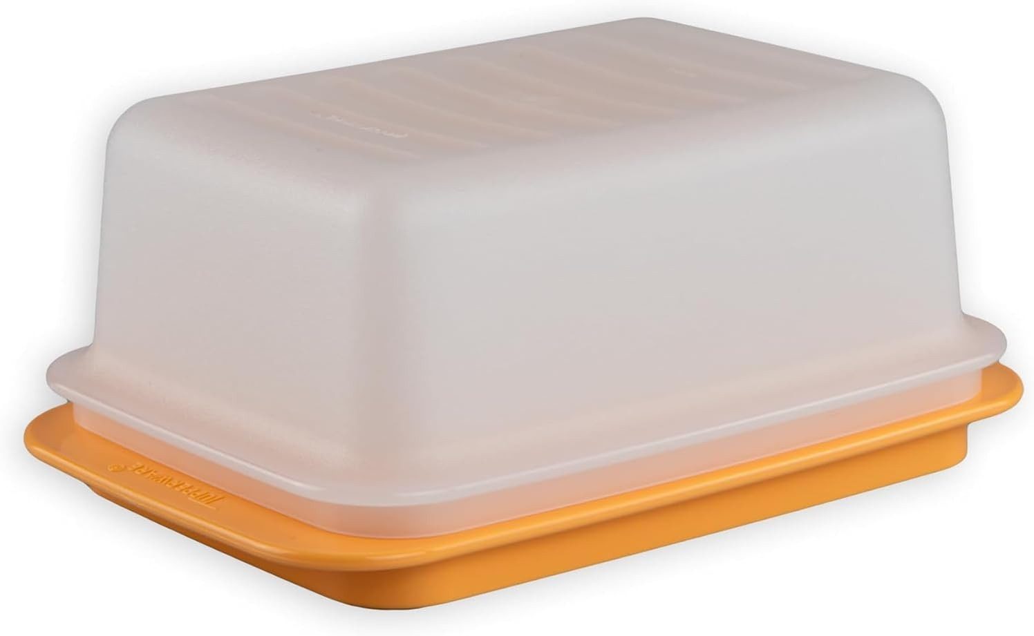 TUPPERWARE Vorratsdose TUPPERWARE Butterdose transparent/gelb