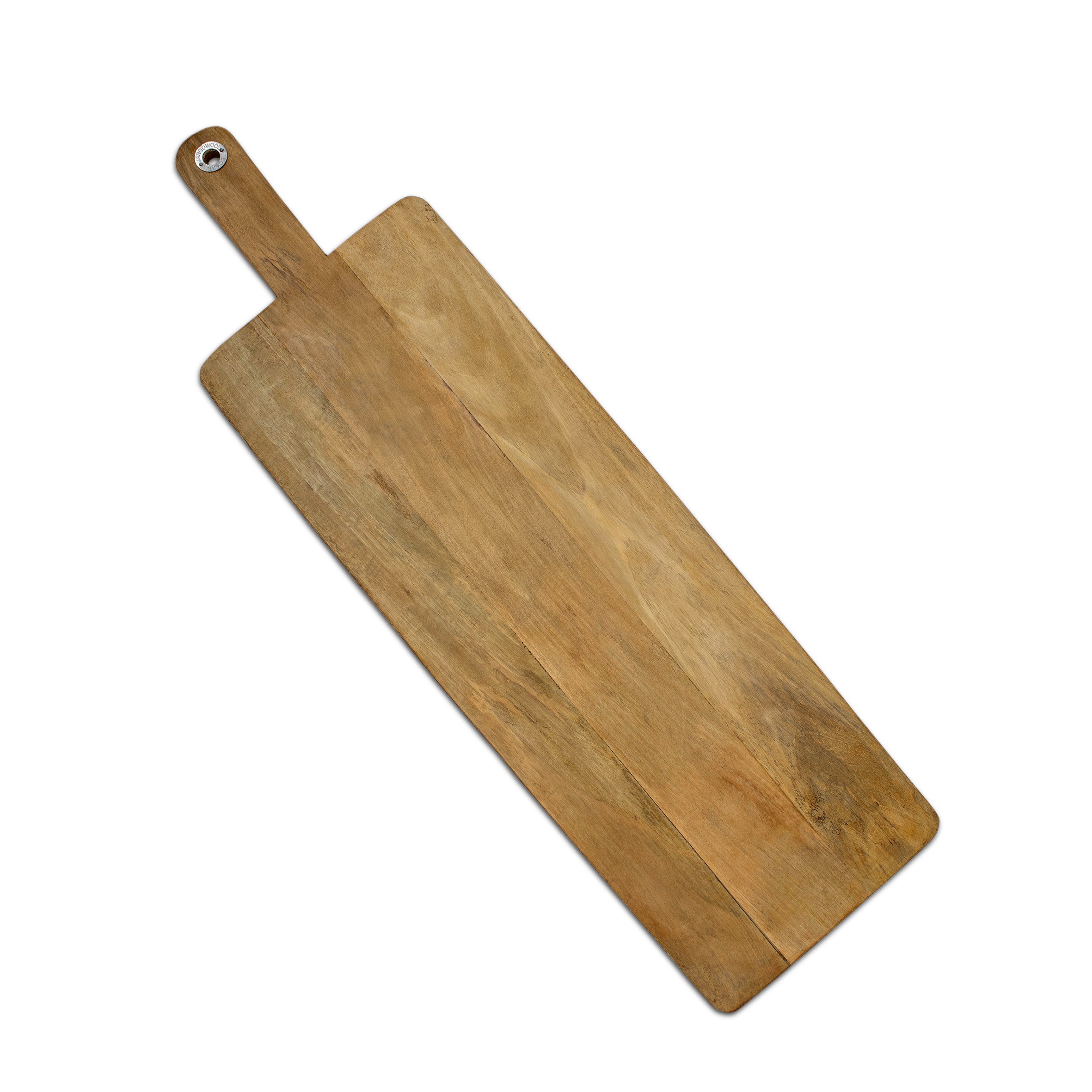 Spetebo Servierbrett XXL Mango Tapasbrett natur mit Griff, Holz, (Artikel, 1-St., Holzbrett), Standfüße mit Antirutsch-Pads – Bild 3 von 5
