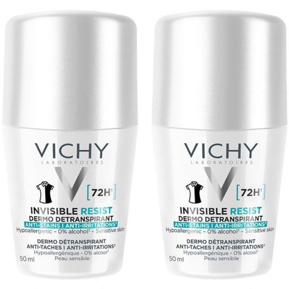 Vichy Deo-Spray Kugelset Antitranspirant Invisible Resist 72H 2 x 50ml