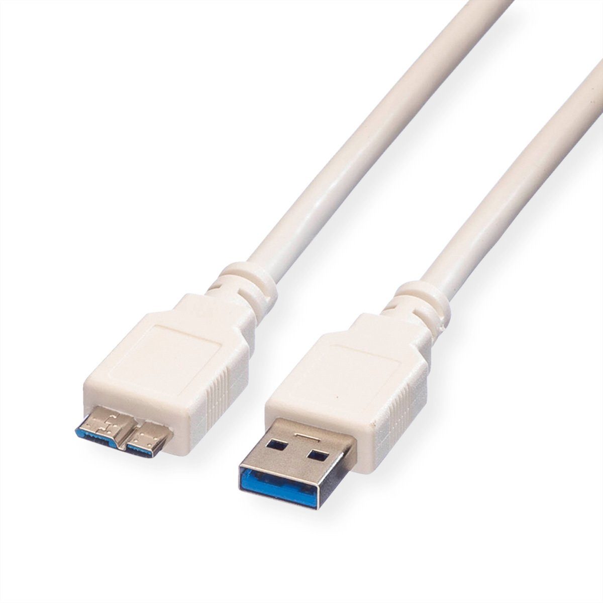 VALUE USB 3.2 Gen 1 Kabel, A ST - Micro B ST USB-Kabel, USB 3 Typ A  Männlich (Stecker), USB 3 Typ Micro B Männlich (Stecker) (15.0 cm)