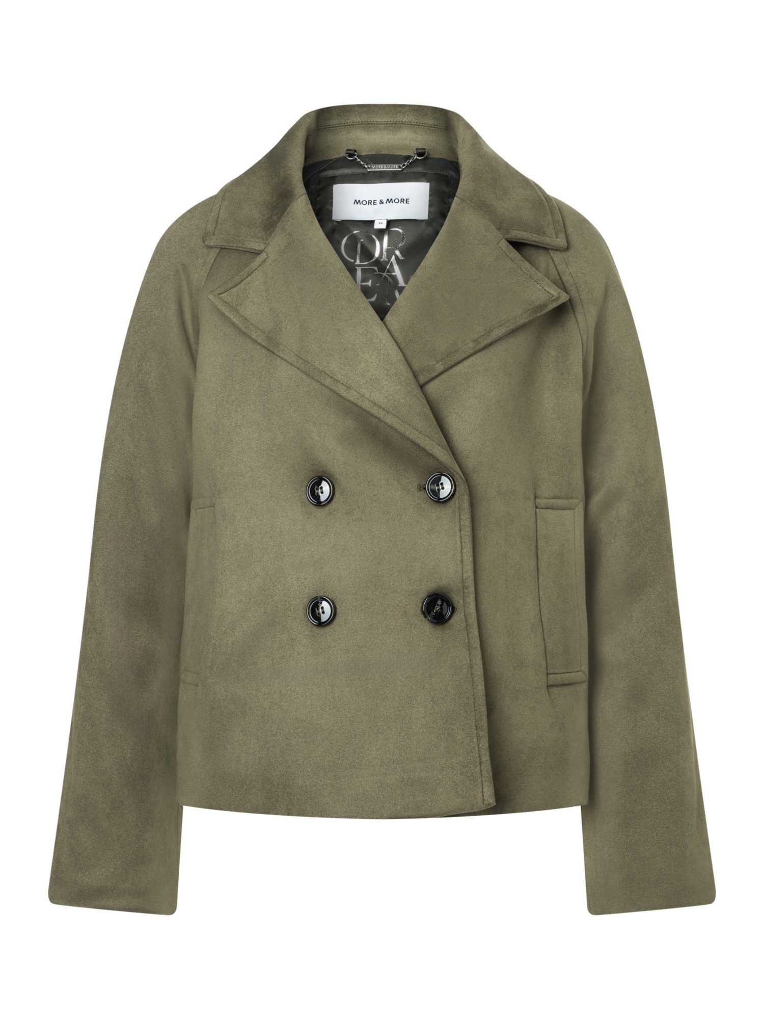 MORE&MORE Blouson softe Jacke in Wildleder-Optik günstig online kaufen