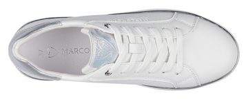 MARCO TOZZI Plateausneaker mit tollen Metallic-Details, Freizeitschuh, Halbschuh, Schnürschuh